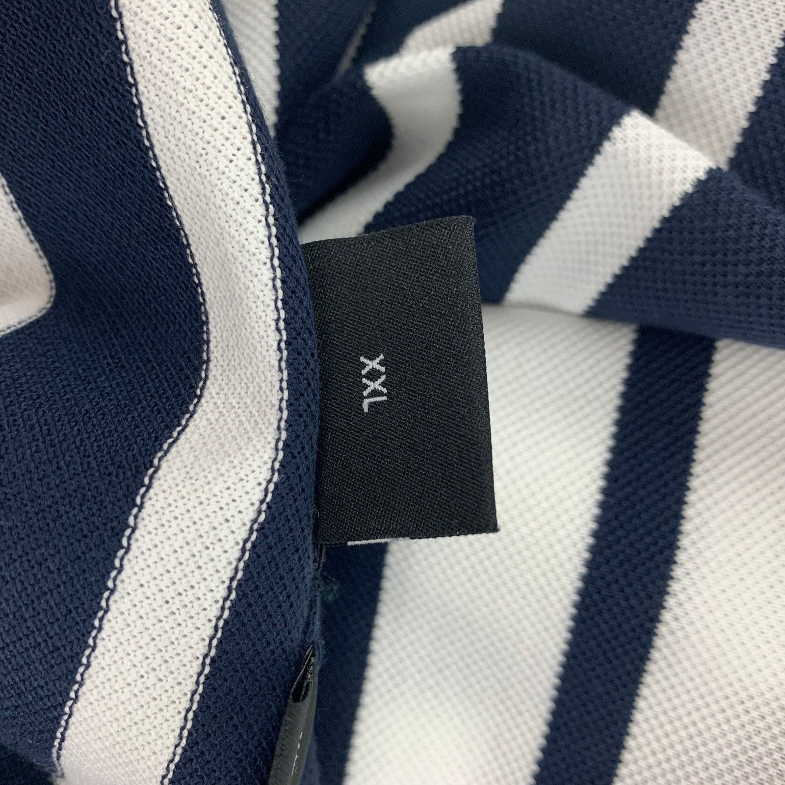 Hugo Boss Size XXL Navy White Cotton Crew-Neck T-shirt Size US XXL / EU 58 / 5 - 6 Thumbnail