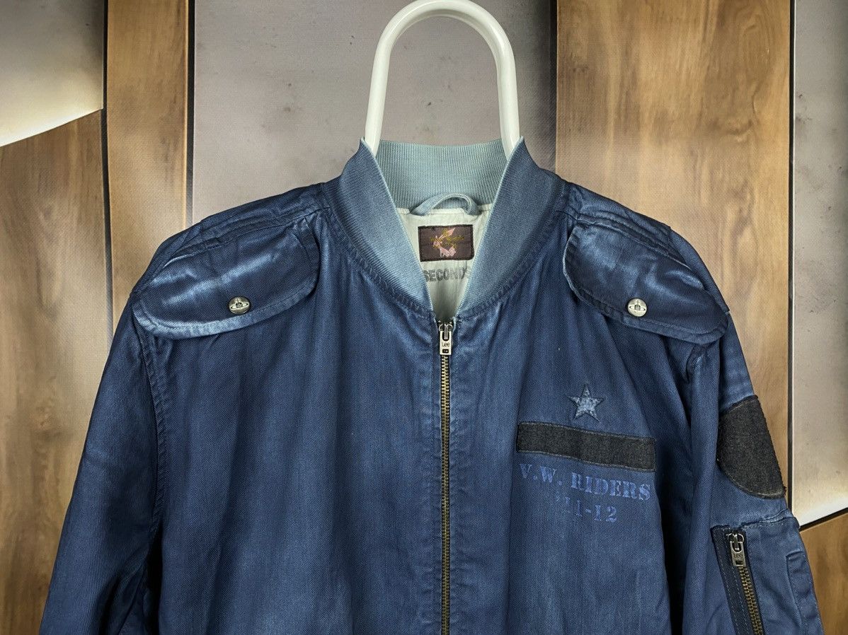 Vivienne Westwood 🔥VTG 90s Bomber Jeans Jacket Vivienne Westwood Lee Seconds🔥 Size US XL / EU 56 / 4 - 5 Thumbnail