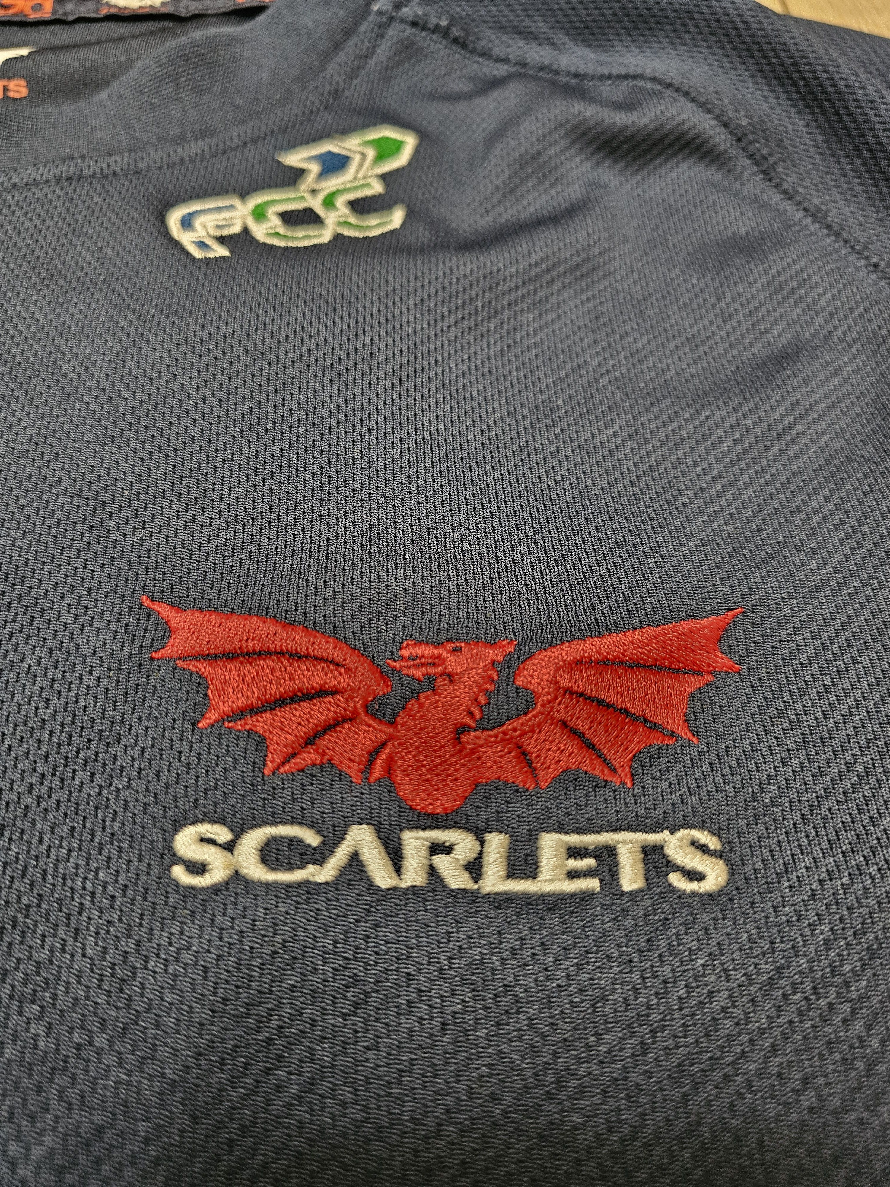 Vintage SCARLETS RUGBY JERSEY 2008 WALES RUGBY JERSEY 3XL Size US XXL / EU 58 / 5 - 4 Thumbnail