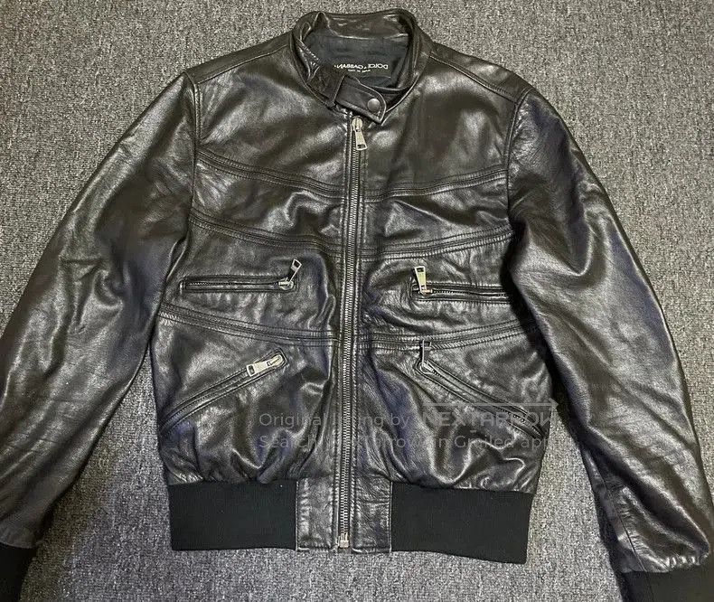 Dolce & Gabbana Dolce&Gabbana Leather Jacket. Size US L / EU 52-54 / 3 - 3 Thumbnail