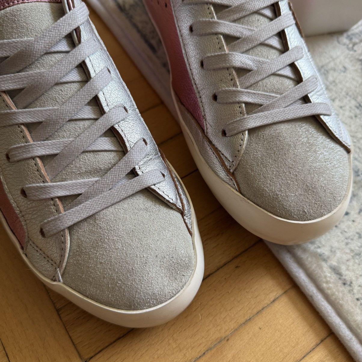 Philippe Model 📌 Philippe Model Pink Tennis Low Top Leather Sneakers 39 Size US 9 / IT 39 - 3 Thumbnail
