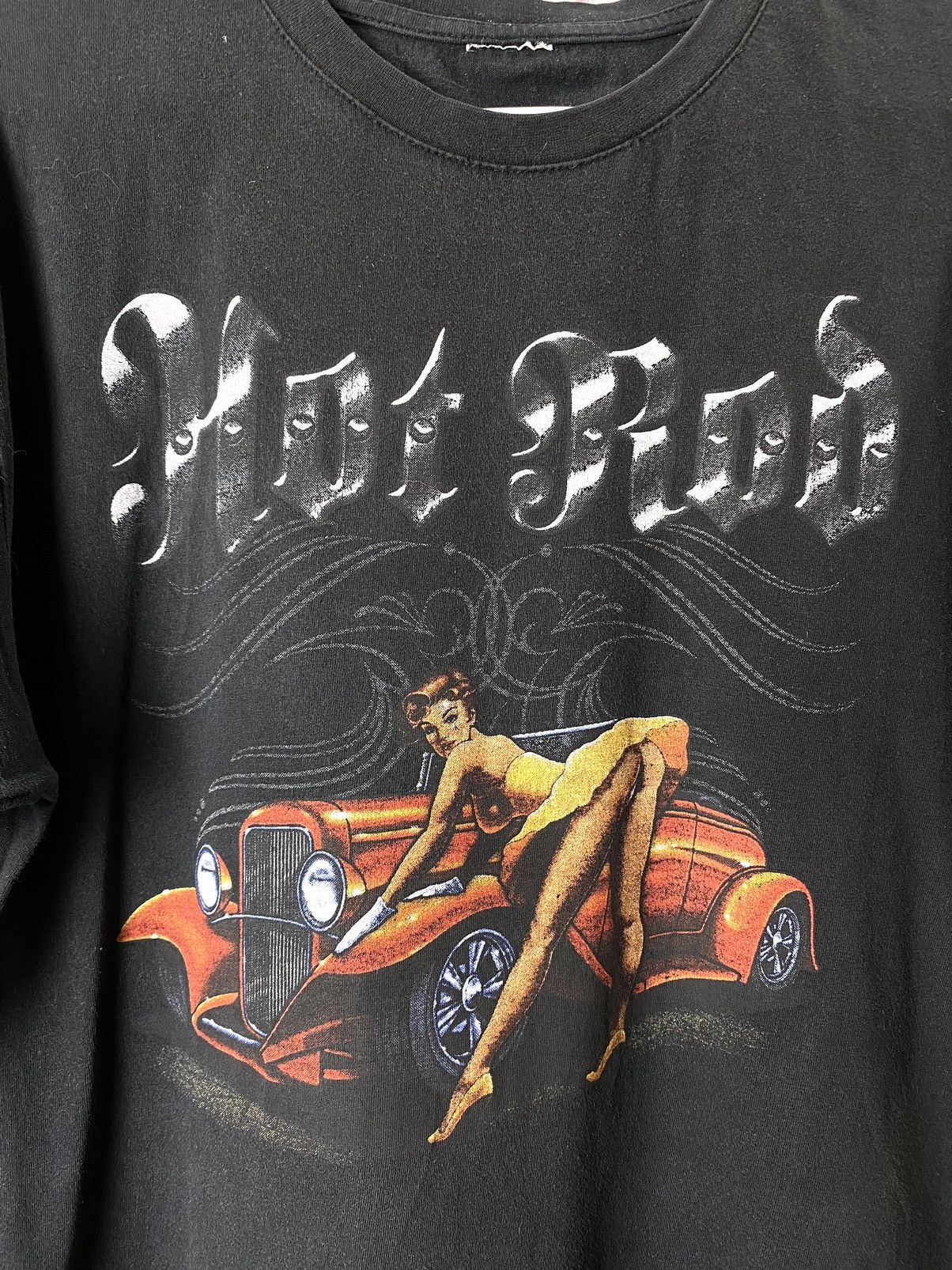 Band Tees Vintage Hot Rod Sexy Girl T Shirt Pin Up Size US M / EU 48-50 / 2 - 2 Thumbnail