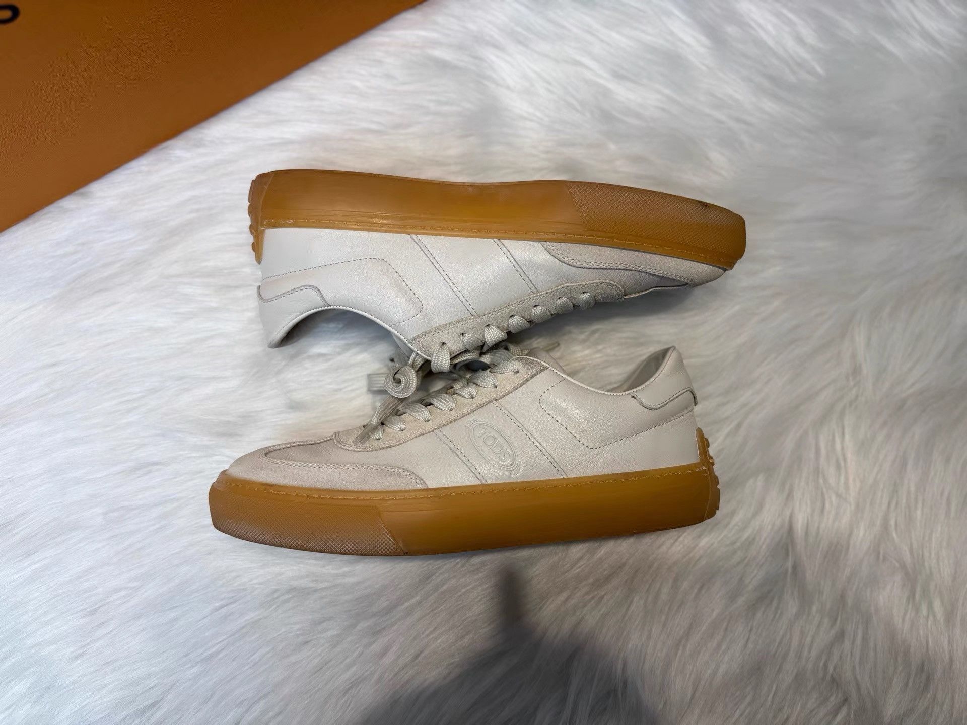 Tod's TOD'S Leather Sole Trainer Shoes K36 Size US 8 / EU 41 - 7 Thumbnail