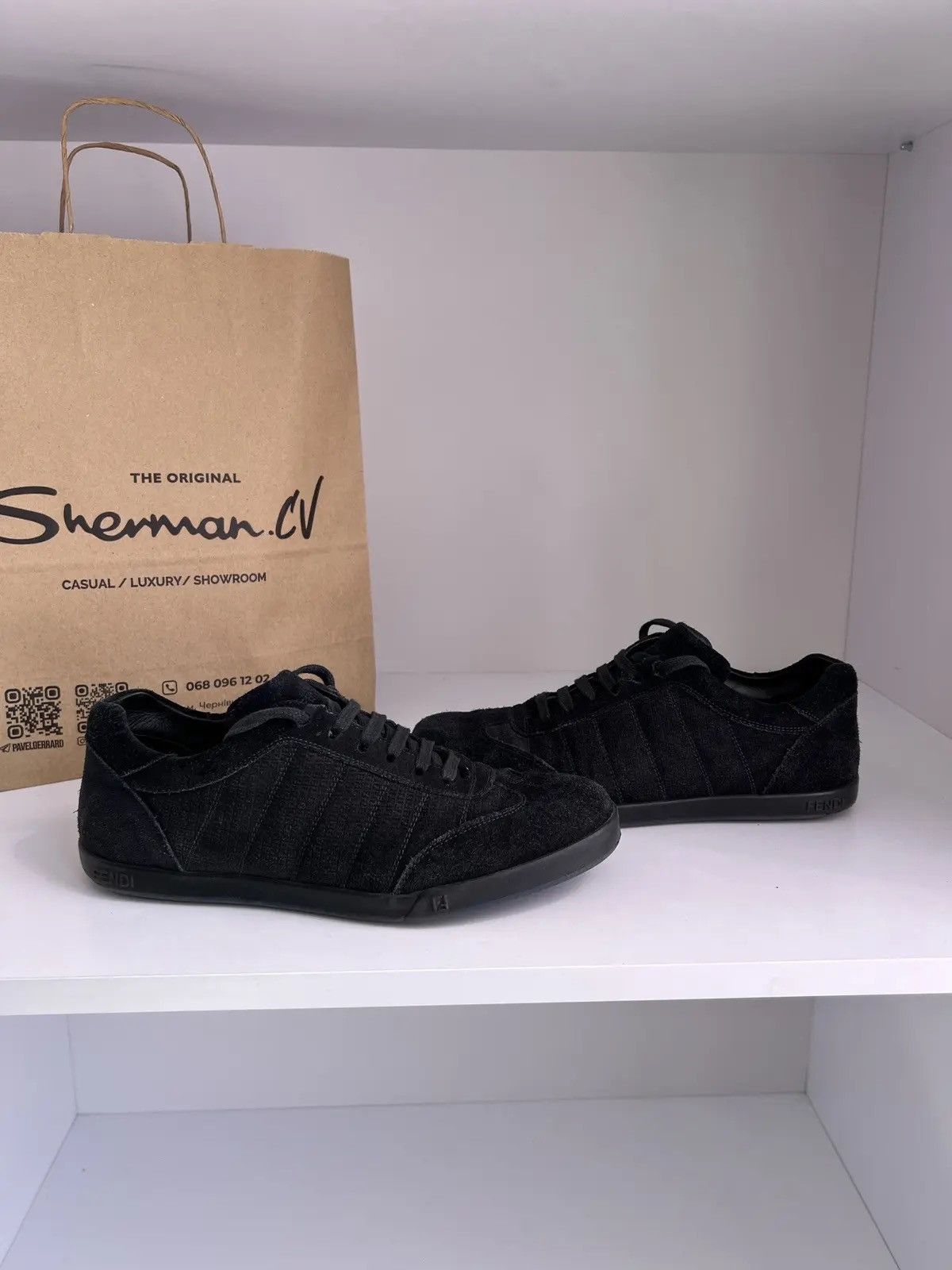 Designer × Fendi × Vintage Vintage Fendi Luxury Sneakers Size US 8 / EU 41 - 10 Thumbnail