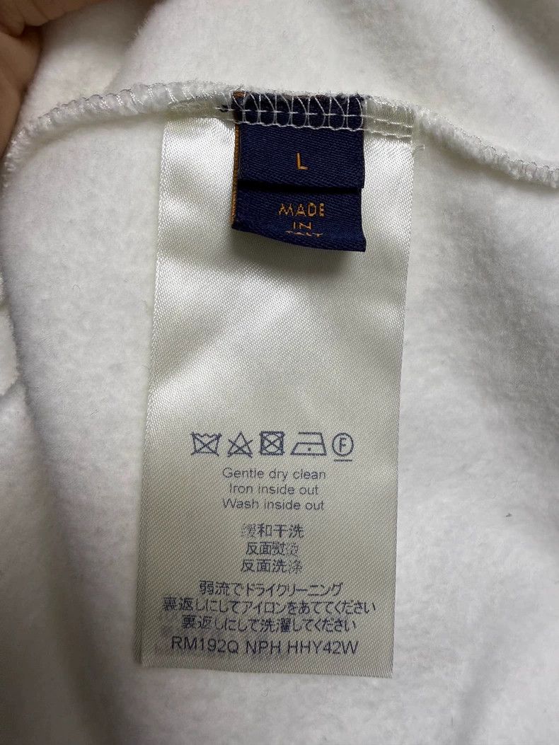 Louis Vuitton Louis Vuitton Pure White Sweatshirt Size US L / EU 52-54 / 3 - 3 Thumbnail