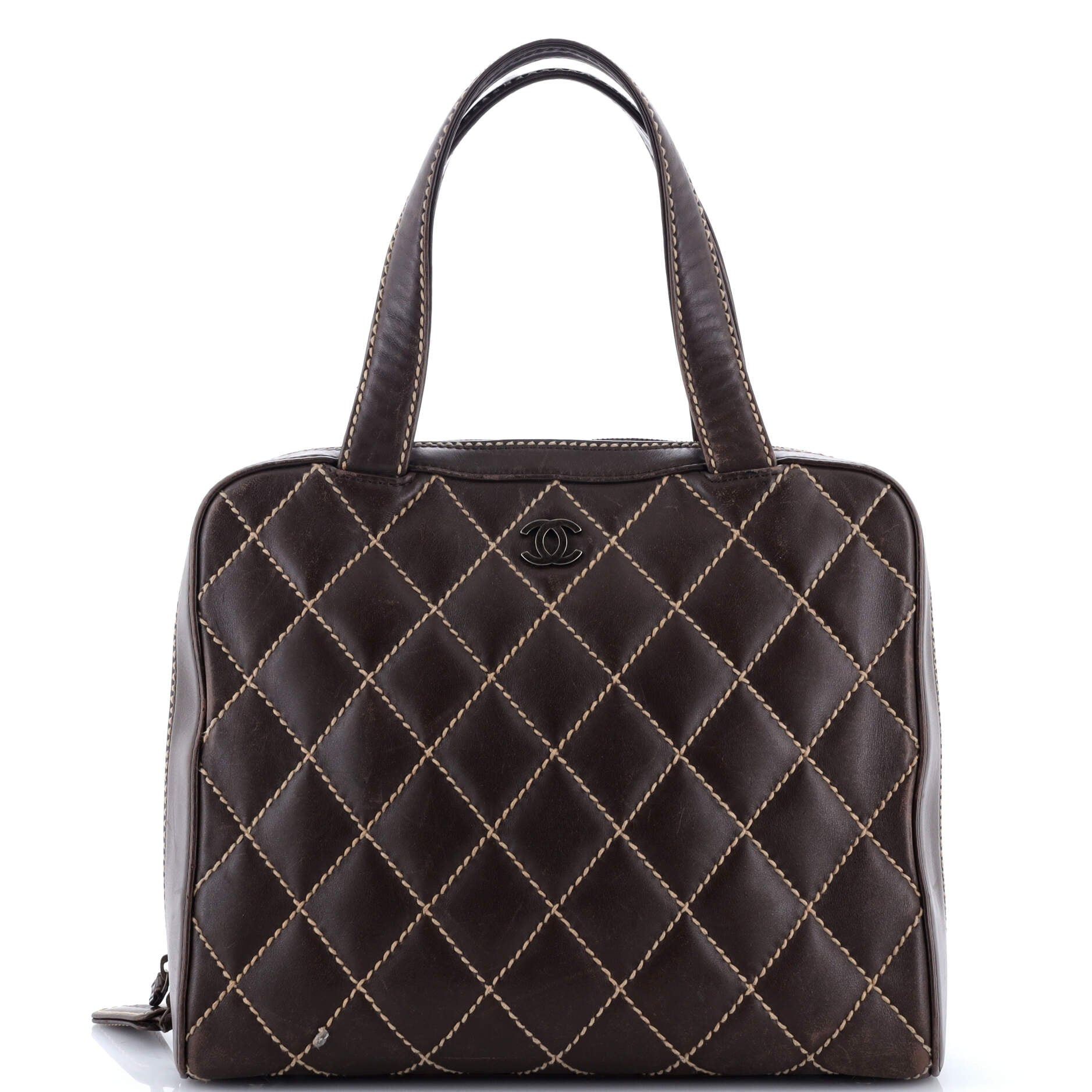 Chanel Surpique Zip Around Satchel Size ONE SIZE - 1 Thumbnail