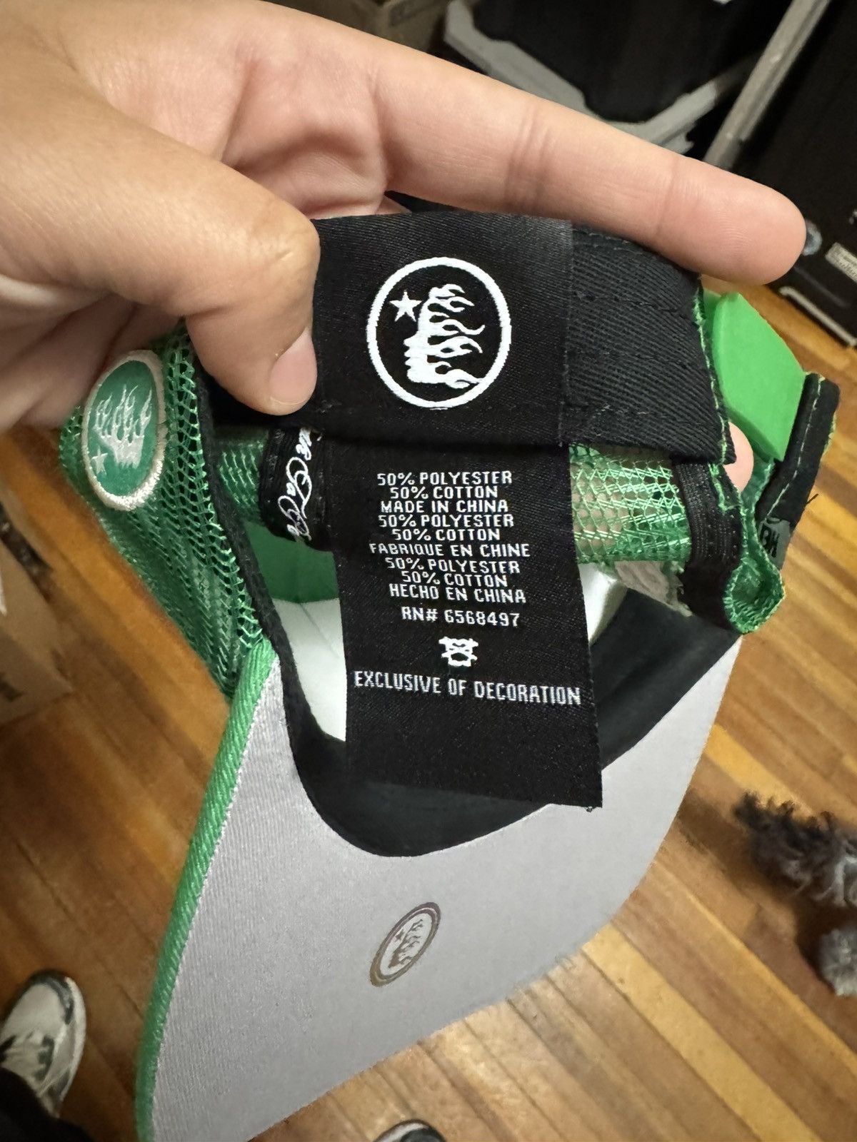 HELLSTAR Hellstar logo green trucker Size ONE SIZE - 6 Thumbnail