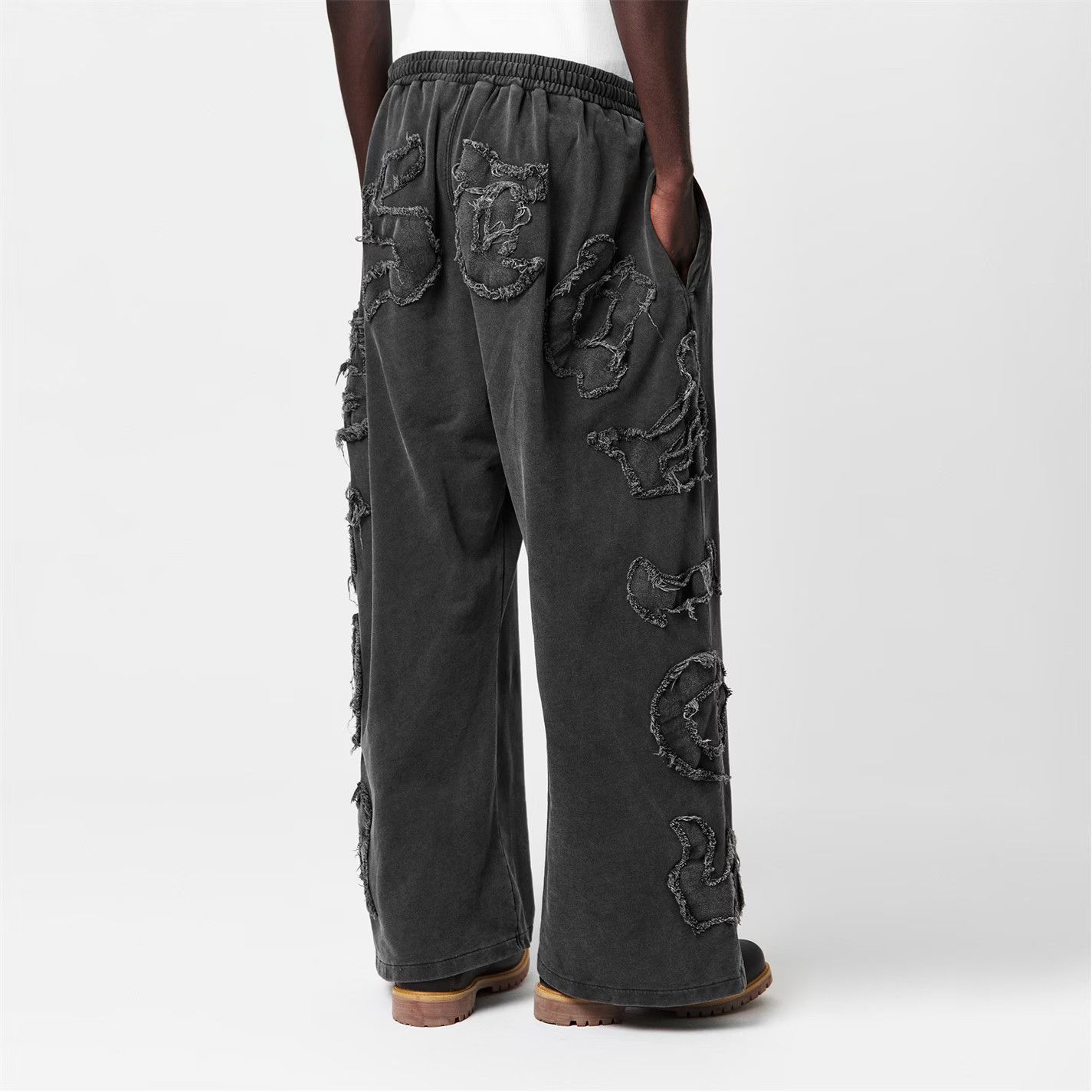 Acne Studios o1g2r1mq0825 Acne Goth Sweatpants & Joggers in Black Size US 32 / EU 48 - 4 Thumbnail
