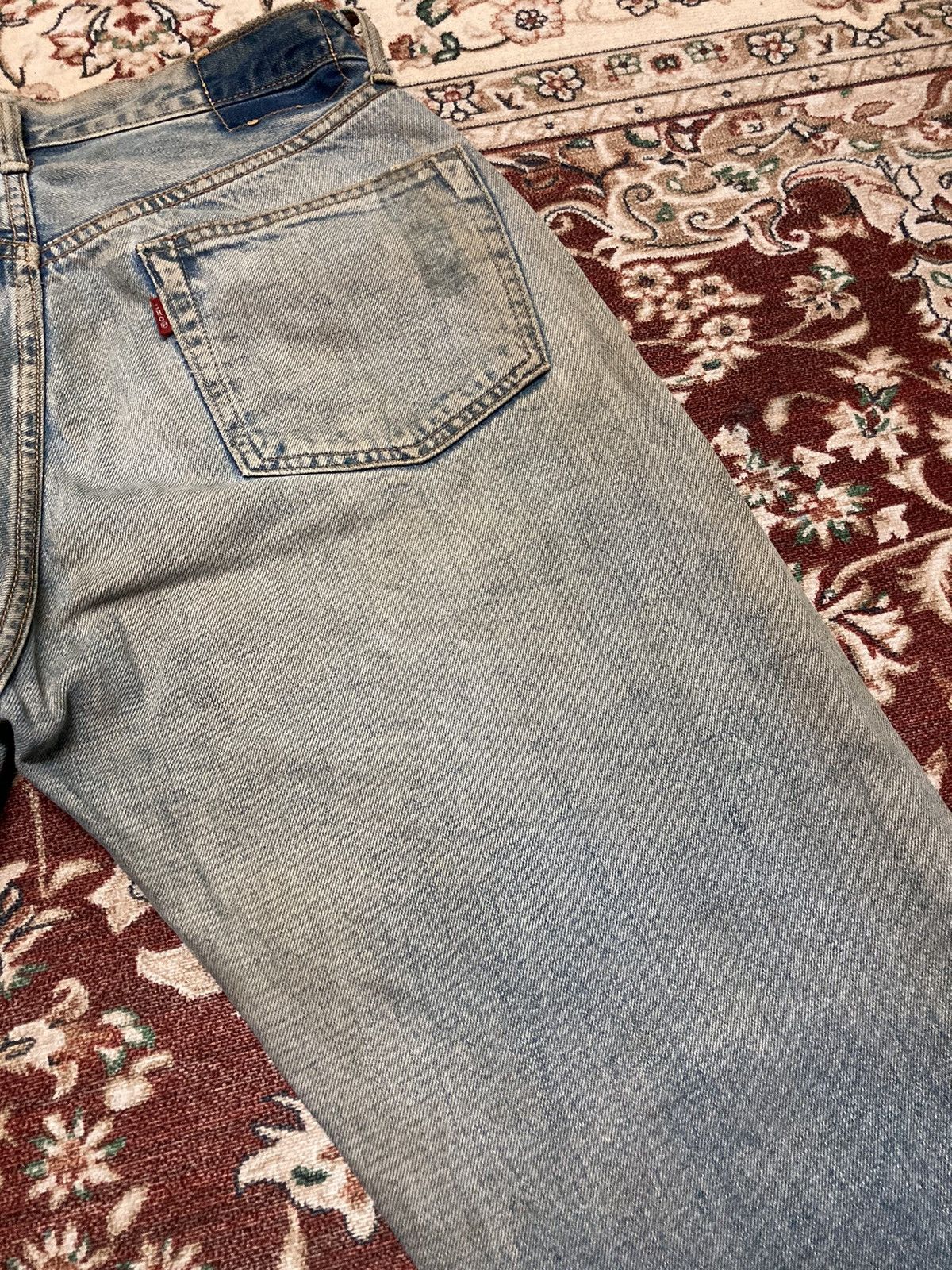 Japanese Brand Vintage Distressed Sewing Chop Jeans Size US 30 / EU 46 - 16 Thumbnail