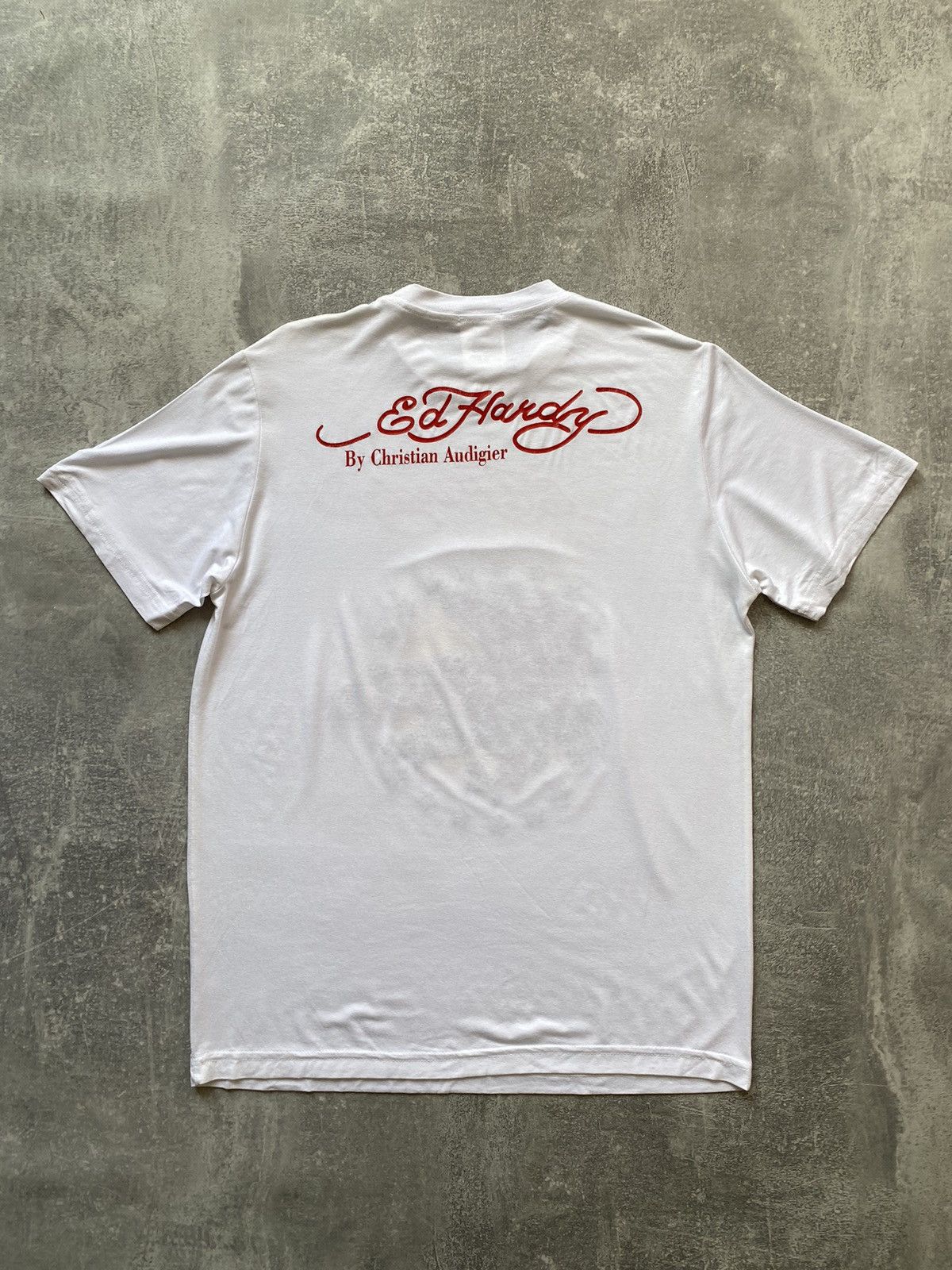 Christian Audigier ED HARDY BY CHRISTIAN AUDIGIER VINTAGE TEE Size US XL / EU 56 / 4 - 3 Thumbnail