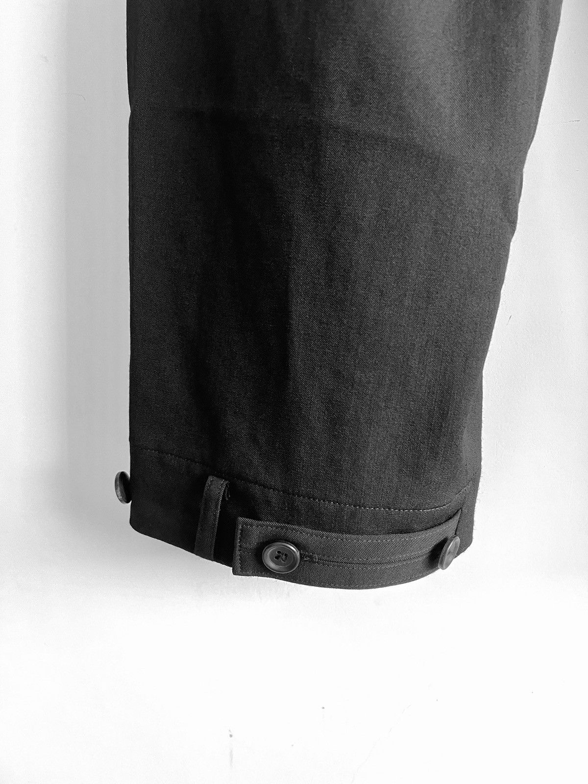 Yohji Yamamoto Yohji Yamamoto Pour Homme - W/Gabardine Wide Tab Pants Size US 30 / EU 46 - 5 Thumbnail