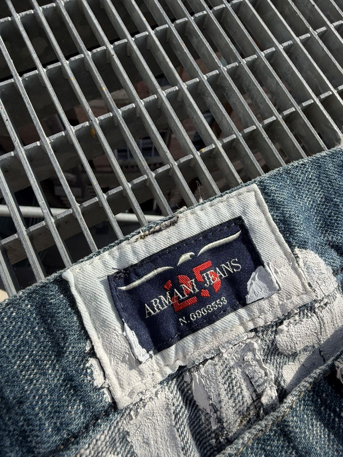 Armani Vintage 00s Armani Jeans Rare Printed Jeans Size US 34 / EU 50 - 5 Thumbnail