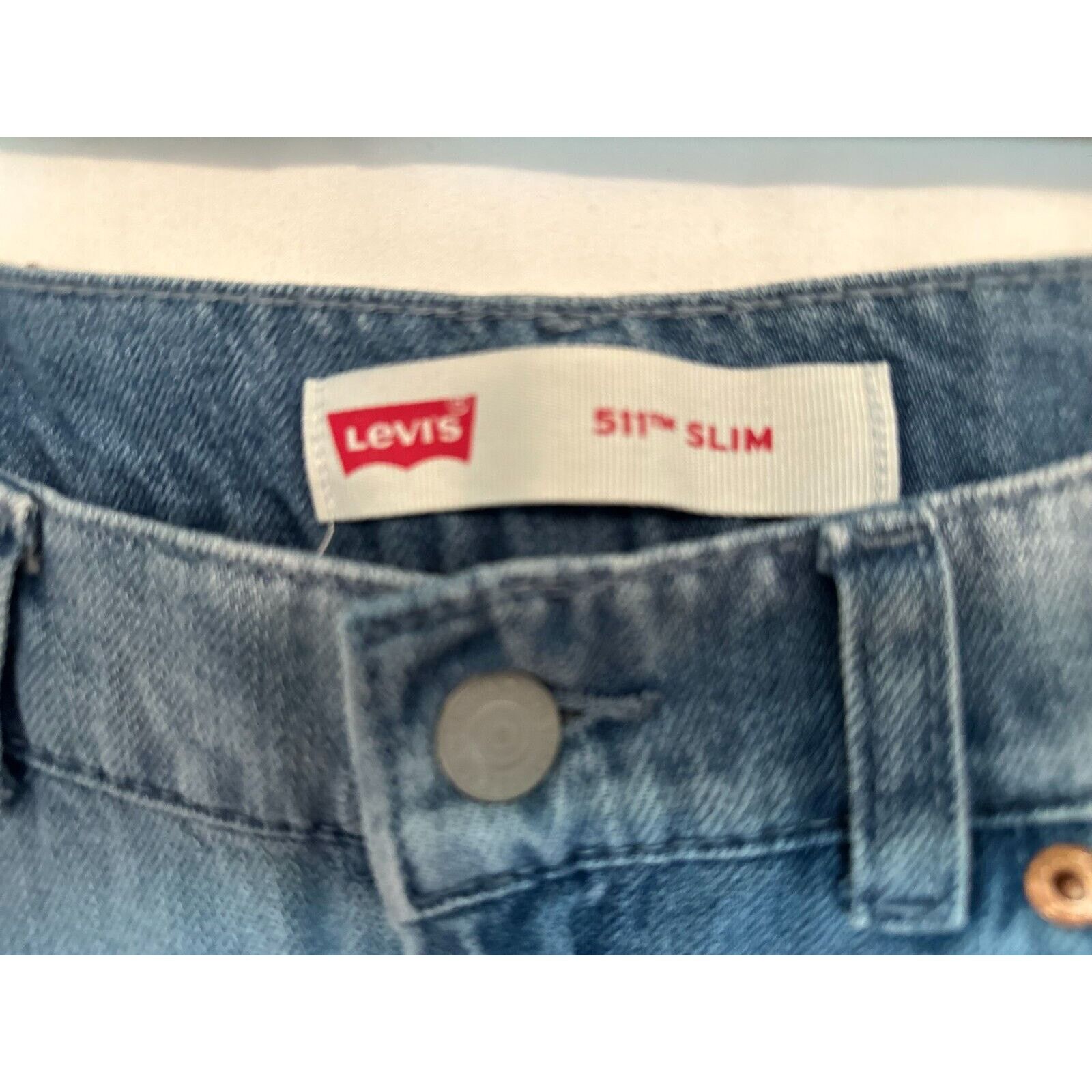 Levi's Levi's 511 Slim Jeans 16 reg28x28, patches Distressed, 80s ! Size US 28 / EU 44 - 8 Thumbnail