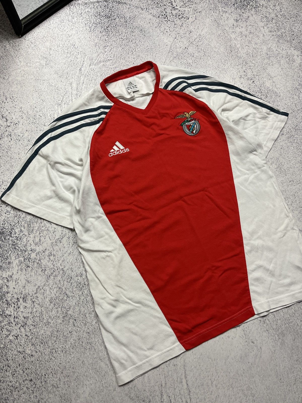 Adidas Benfica 2005 Away Football Shirt Soccer Training Jersey Rare Size US L / EU 52-54 / 3 - 3 Thumbnail