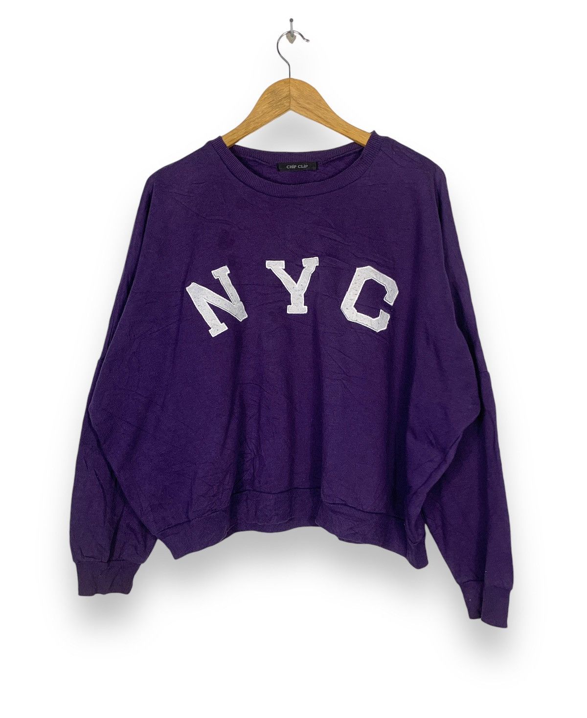 Designer × Vintage Authentic NYC Chip Chip Sweatshirt Size M / US 6-8 / IT 42-44 - 1 Thumbnail