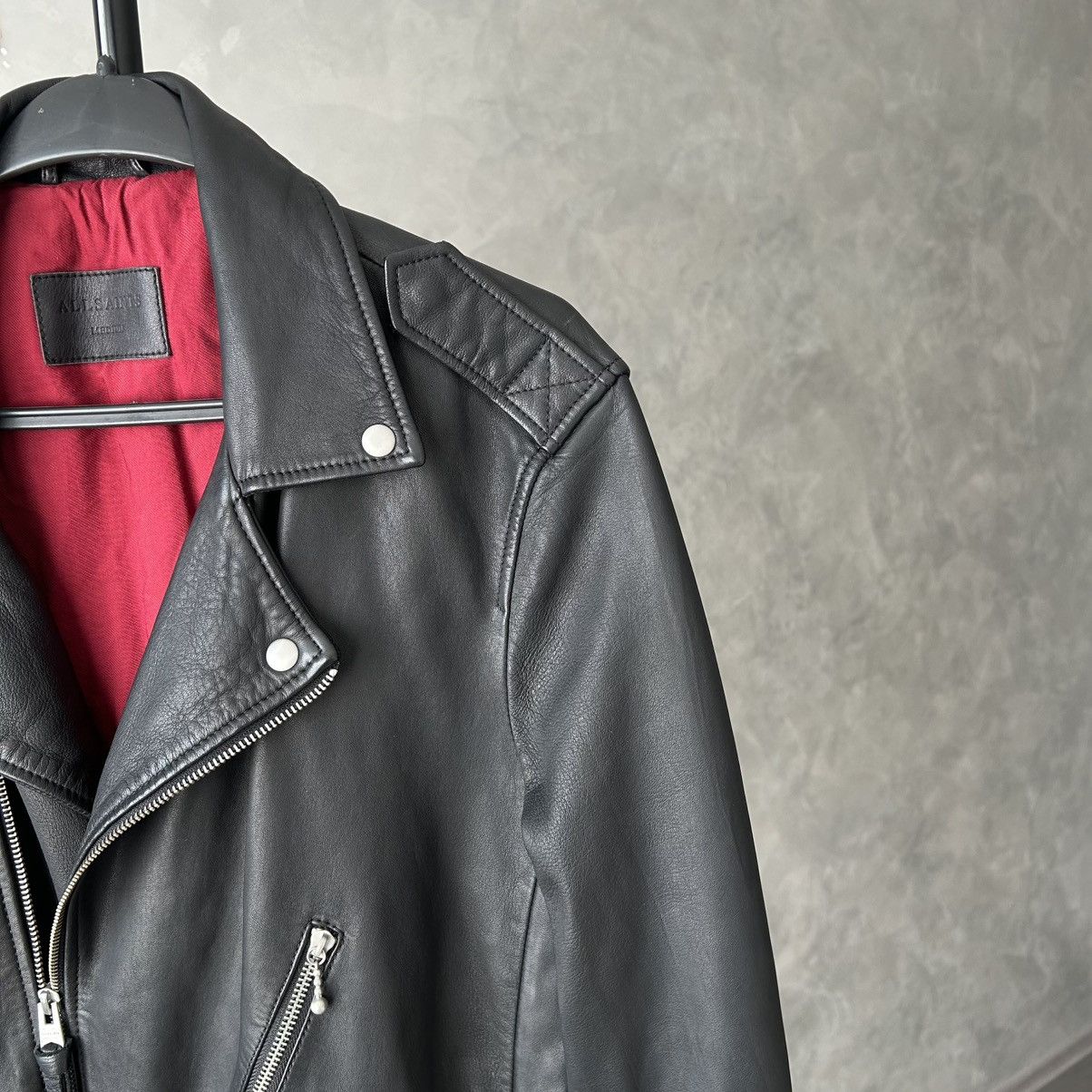 Allsaints 🔥Allsaints Leather Torrance Biker Jacket Size US M / EU 48-50 / 2 - 8 Thumbnail