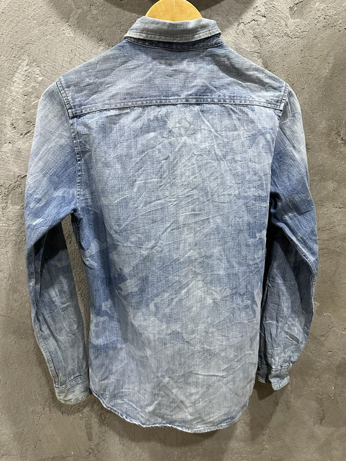 GOSTAR DE FUGA Gostar De Fuga Acid Wash Camo Button Up Shirt Size US S / EU 44-46 / 1 - 6 Thumbnail