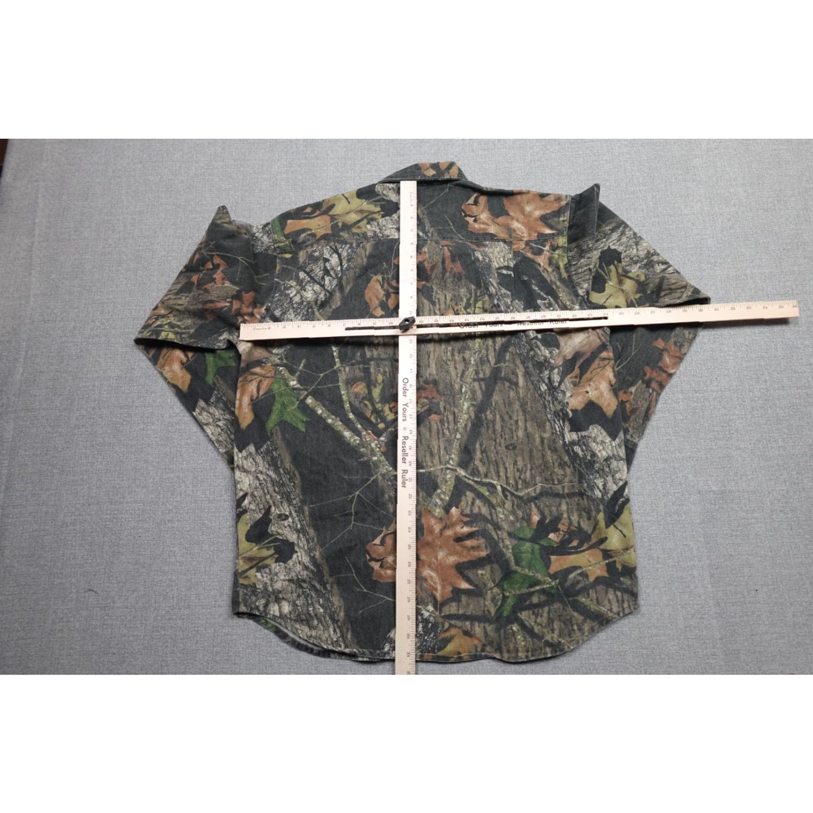 Jerzees VINTAGE Jerzees Camo Flannel Shirt Mens L Brown Mossy Oak Outdoor Button-Up Size US L / EU 52-54 / 3 - 7 Thumbnail