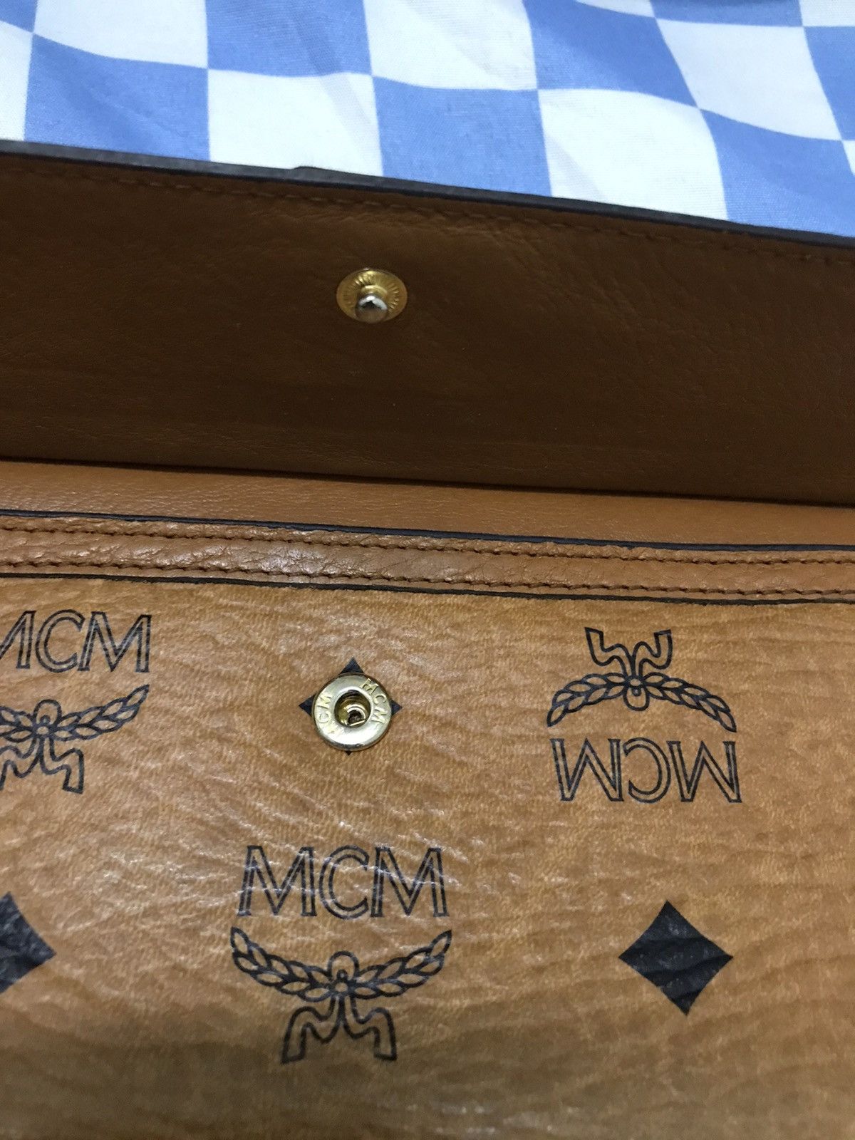 MCM MCM Leather Monogram Long Wallet Size ONE SIZE - 7 Thumbnail