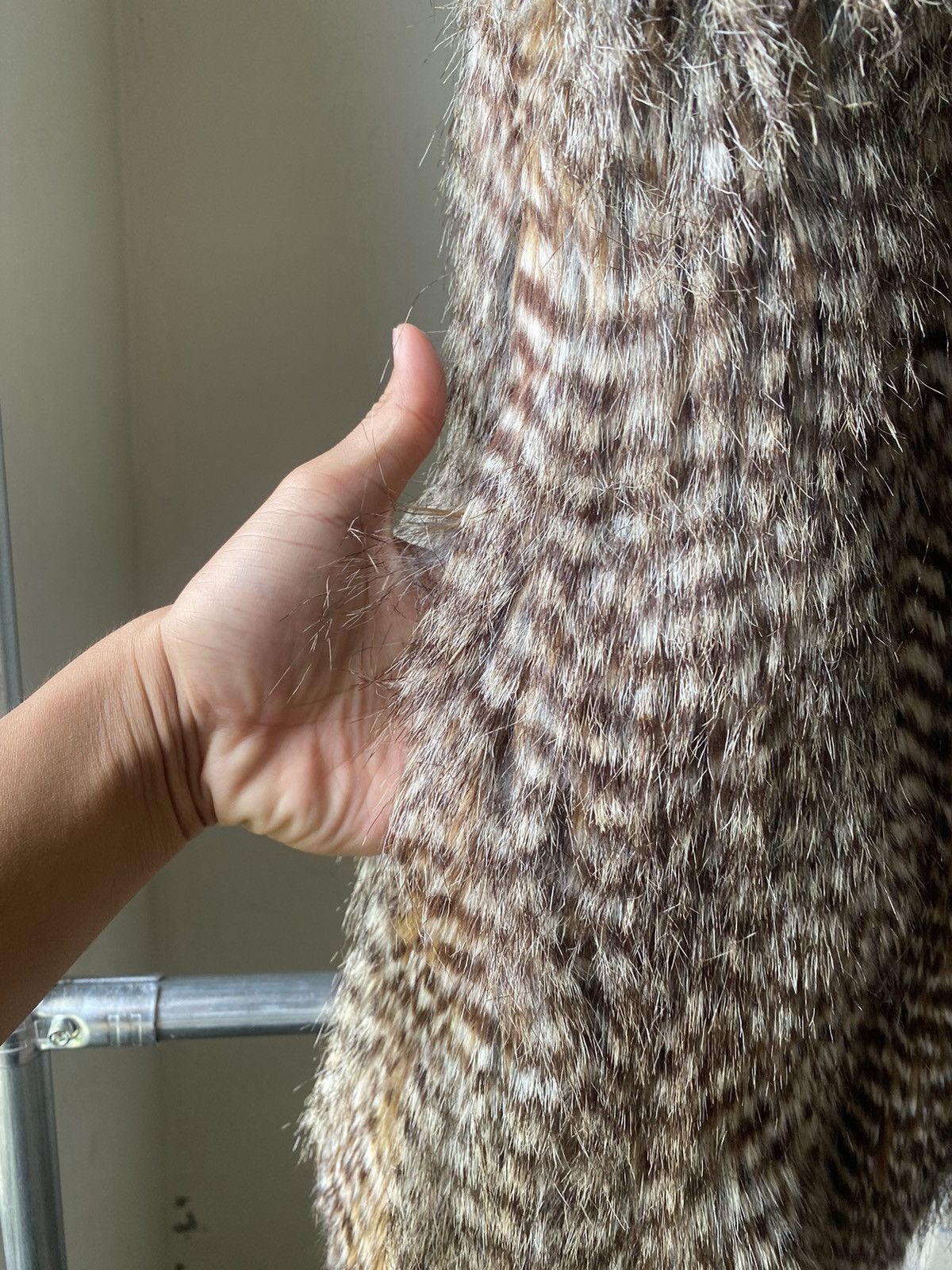 Hysteric Glamour × Japanese Brand × Le Grande Bleu (L.G.B.) RICHARD & DAVID FAUX FUR VEST MINK PEACOCK 90s LGB Size US M / EU 48-50 / 2 - 8 Thumbnail