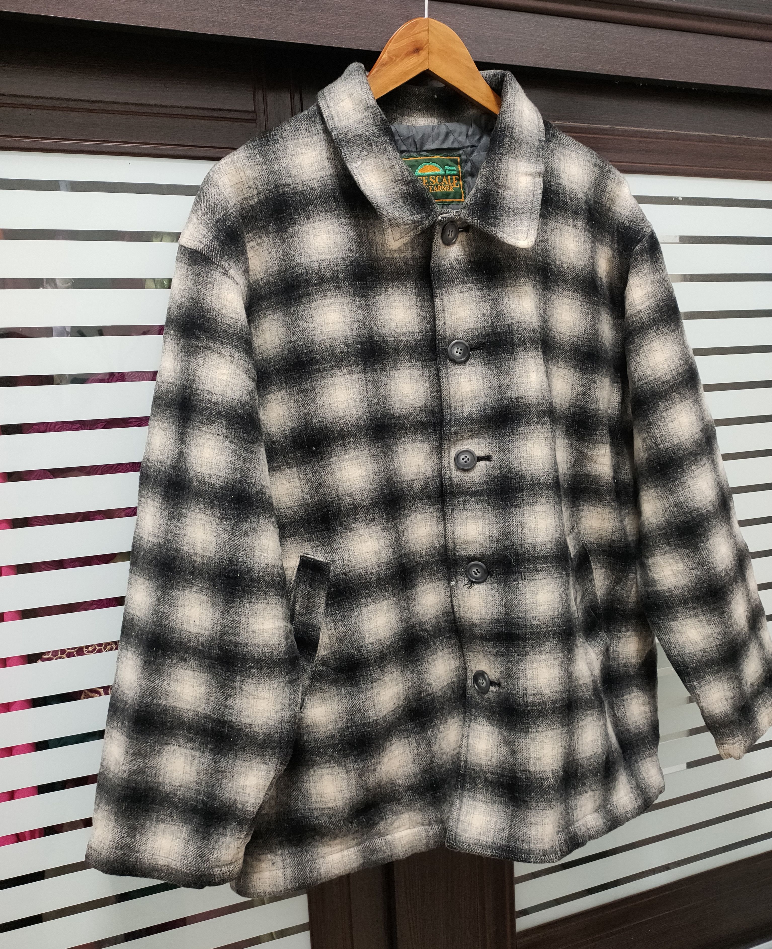Vintage 💥Plaid Wage Scale Wage Earner Wool Flannel 💥 Size US L / EU 52-54 / 3 - 4 Thumbnail