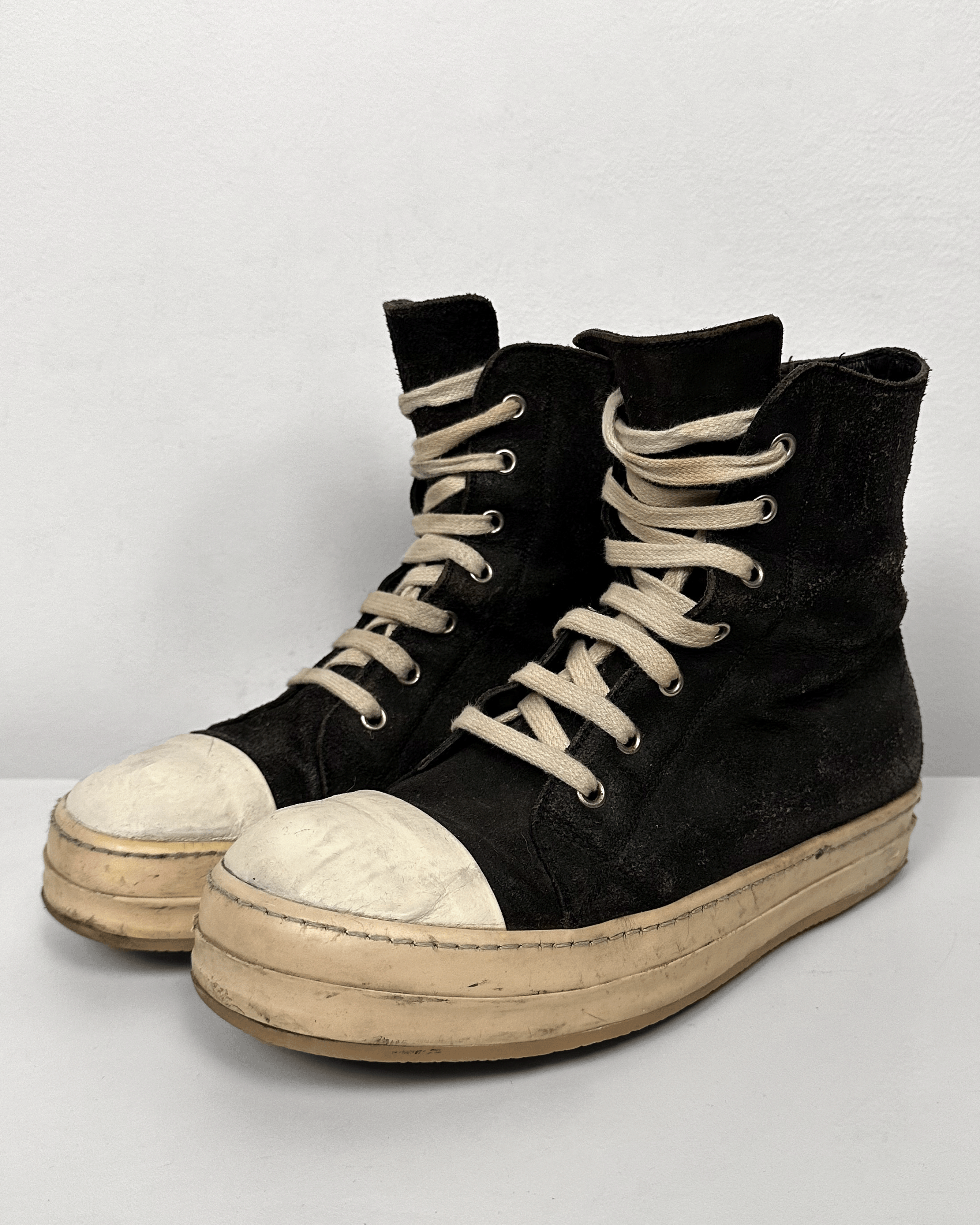 Rick Owens Rick Owens Reverse Leather High Ramones Size US 8 / EU 41 - 6 Thumbnail