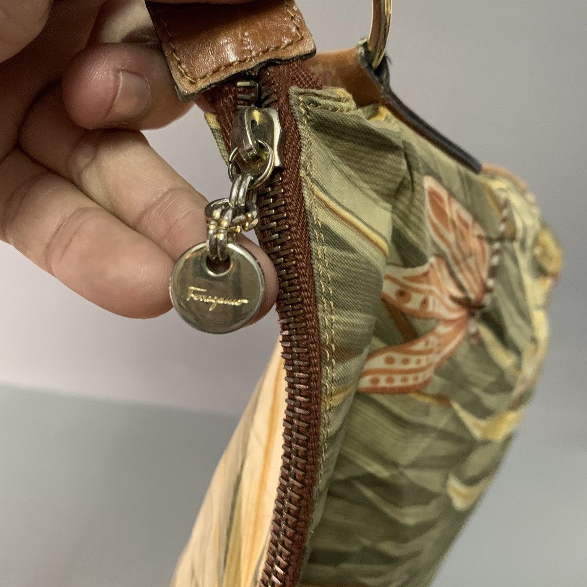 Salvatore Ferragamo Salvatore Ferragamo Flora Vintage Bag Size ONE SIZE - 10 Thumbnail