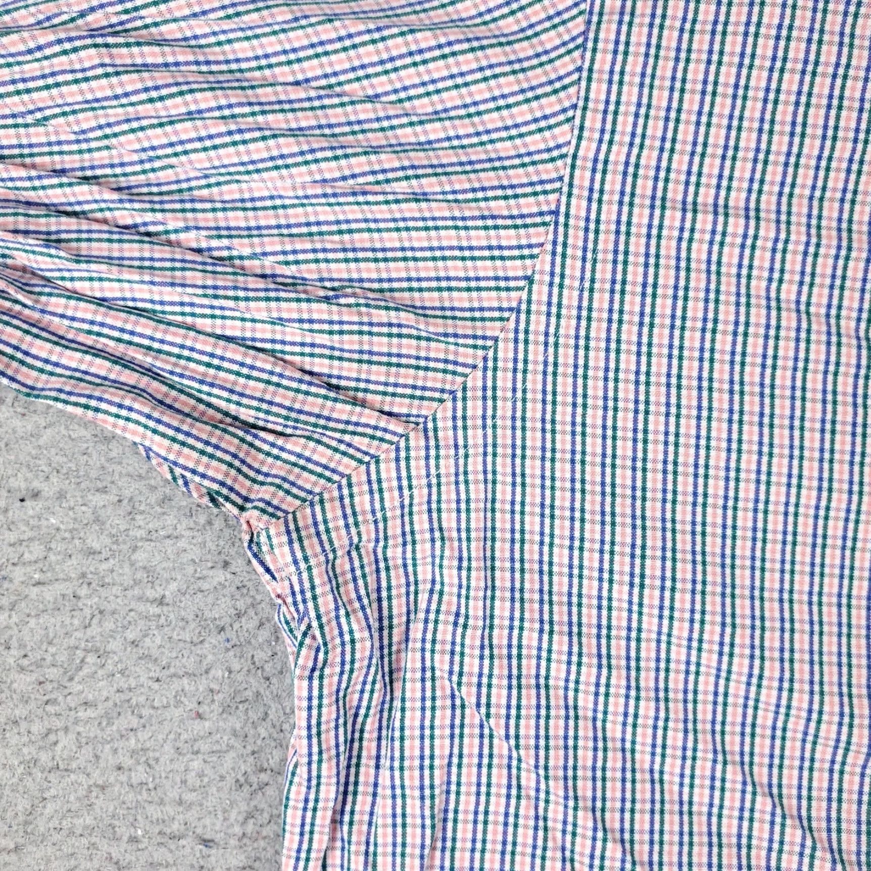 Ralph Lauren Ralph Lauren Dress Shirt Men 16 Blue Green Plaid Long Sleeve Button-Down Regular Fit Size 42R - 4 Thumbnail