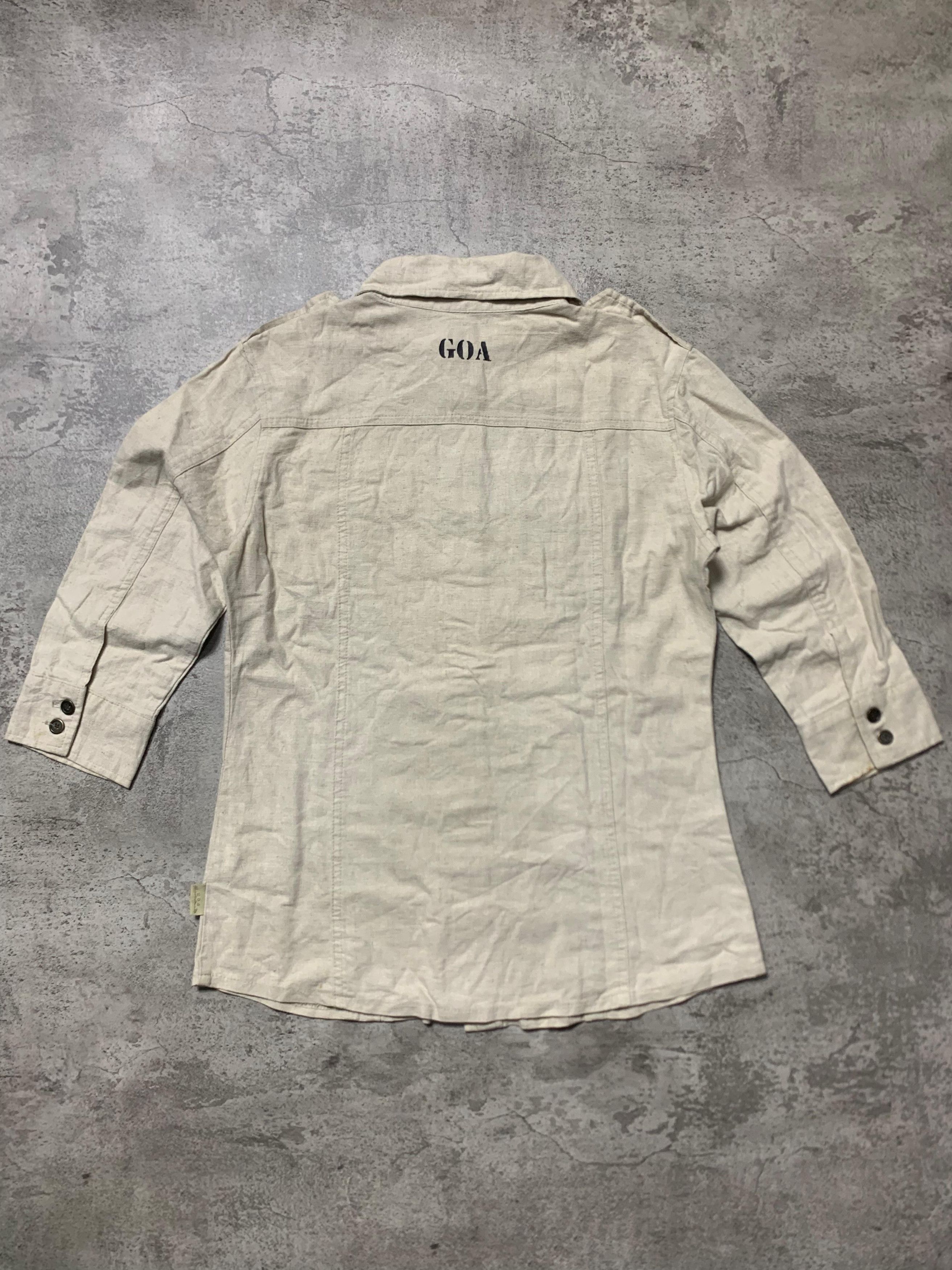 GOA 2000s GOA - Military Doble Pocket Button Up Shirt Size S / US 4 / IT 40 - 9 Thumbnail