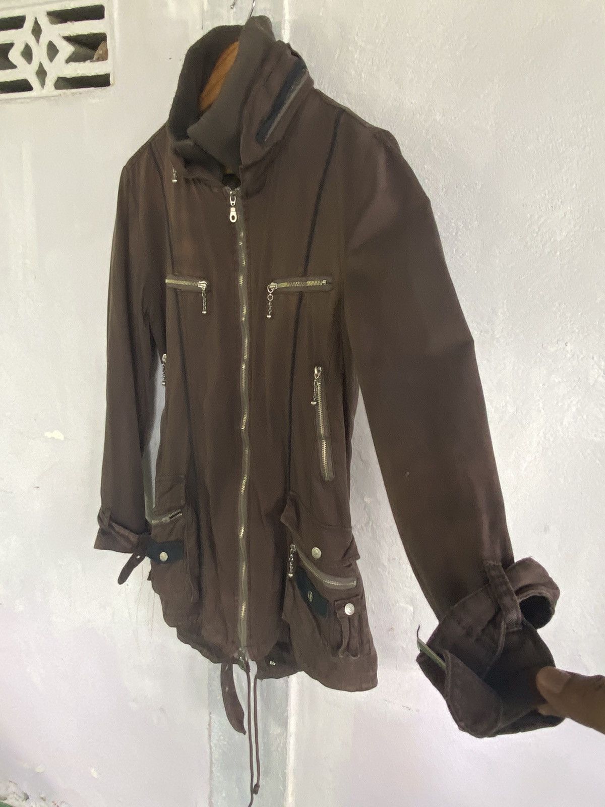 In The Attic × Japanese Brand In The Attic Distressed Long Jacket Hoodie Size US M / EU 48-50 / 2 - 8 Thumbnail