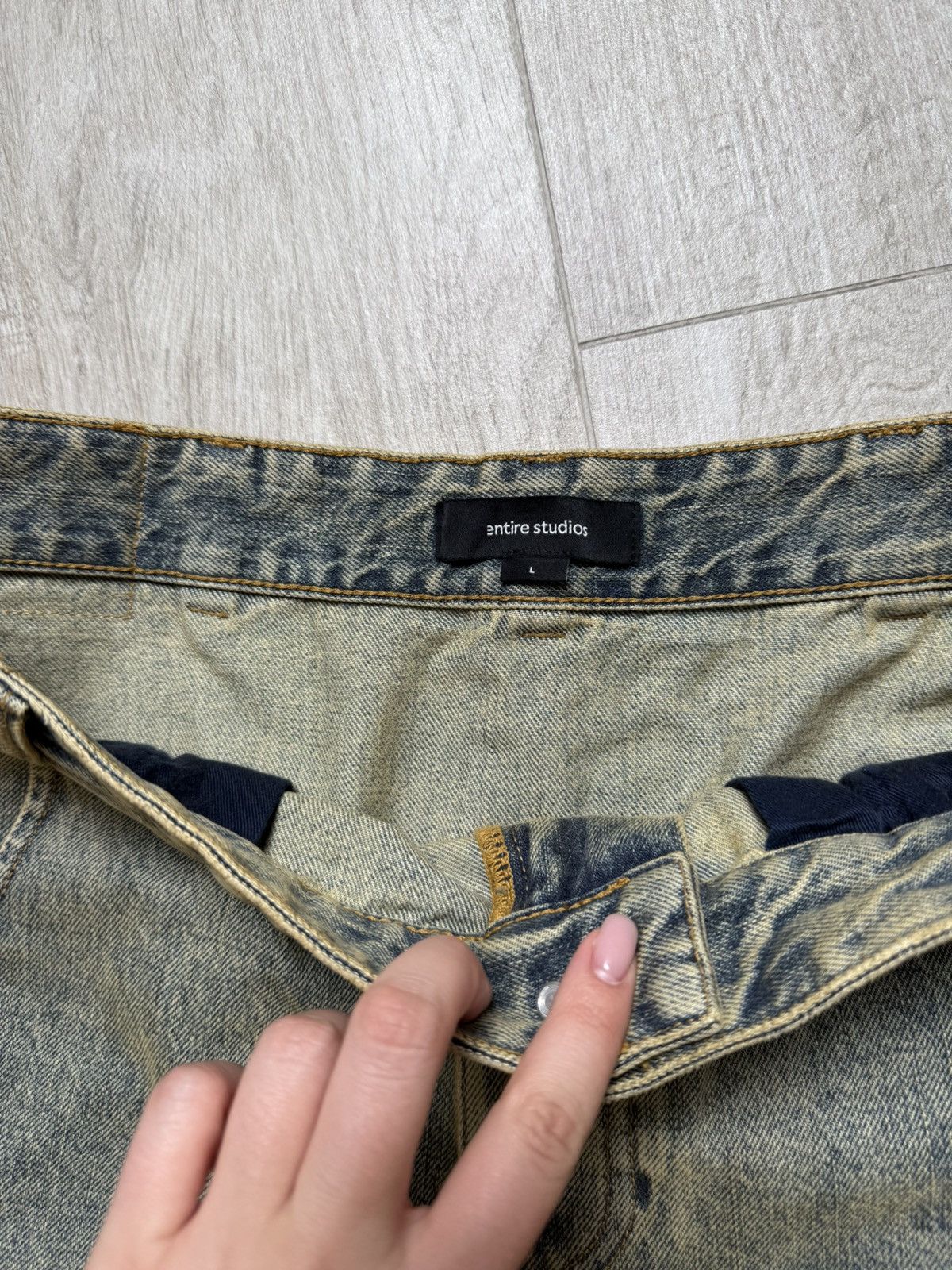 Entire Studios Entire Studios Denim Shorts Size US 34 / EU 50 - 2 Thumbnail