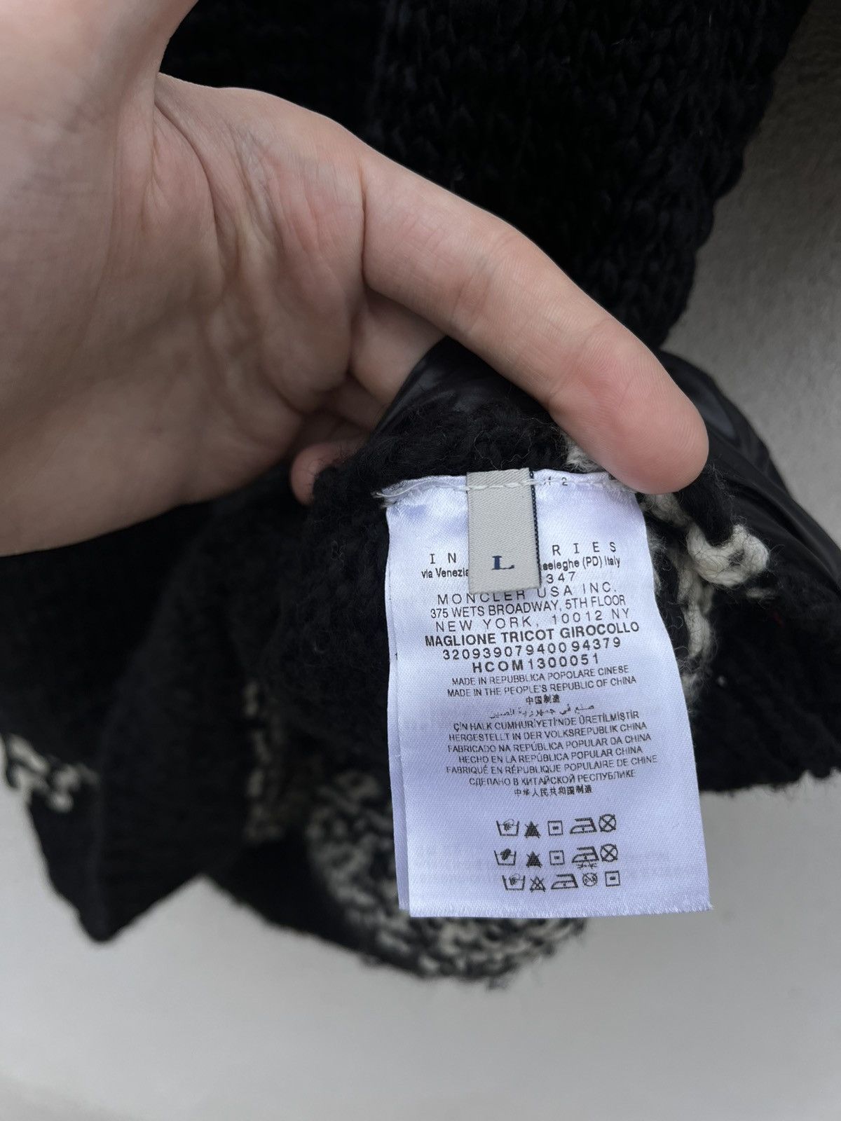 Moncler × Vintage sweater moncler maglione tricot girocollo knitted jumper Size L / US 10 / IT 46 - 10 Thumbnail