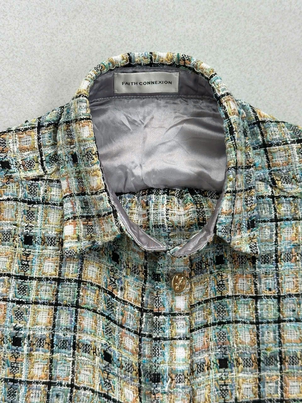 Designer × Faith Connexion Faith Connextion Multicolor Tweed Shirt Size US M / EU 48-50 / 2 - 4 Thumbnail