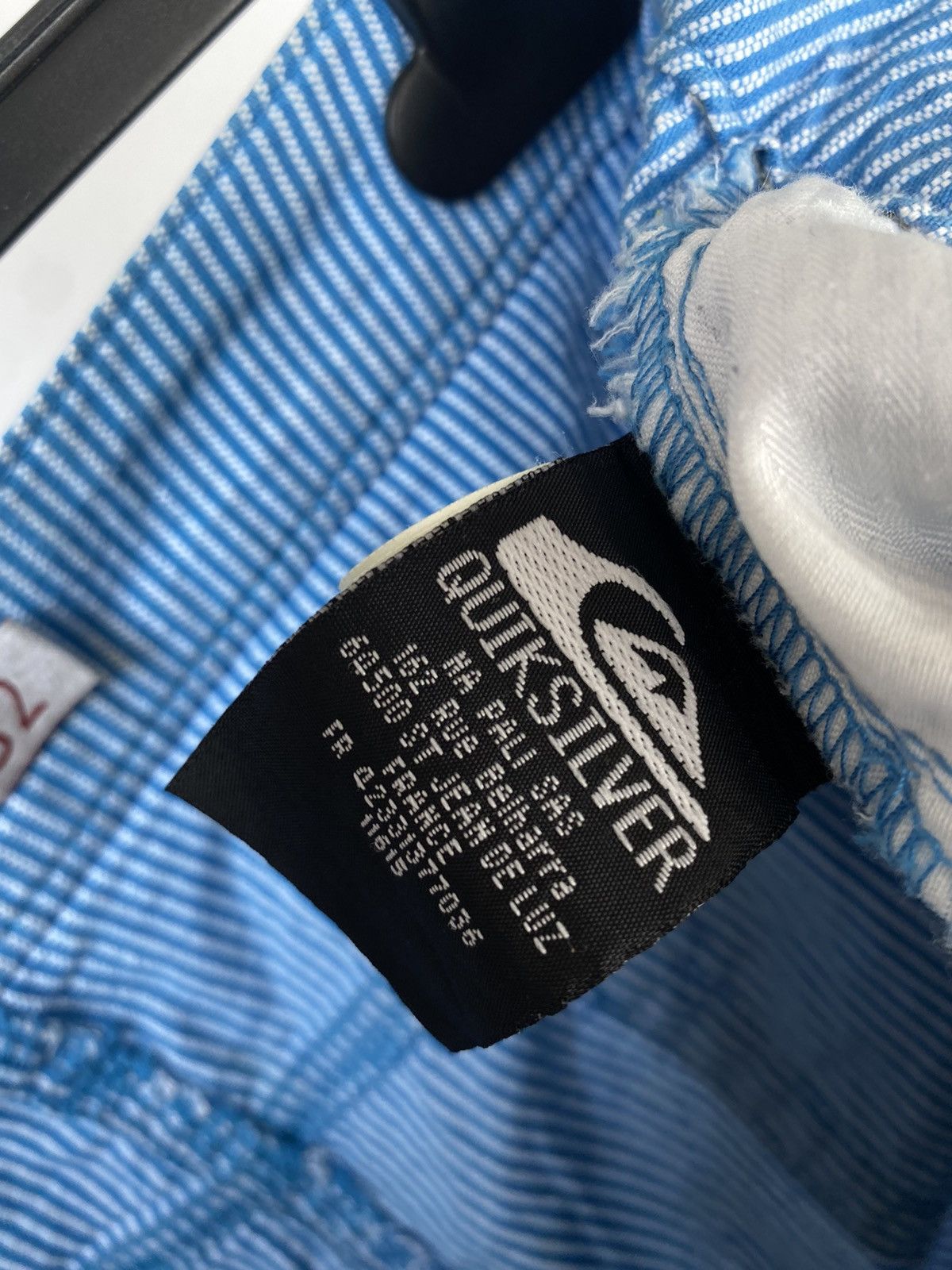 Quiksilver × Vintage Vintage Quiksilver y2k Cotton striped shorts 90’s Size US 32 / EU 48 - 14 Thumbnail