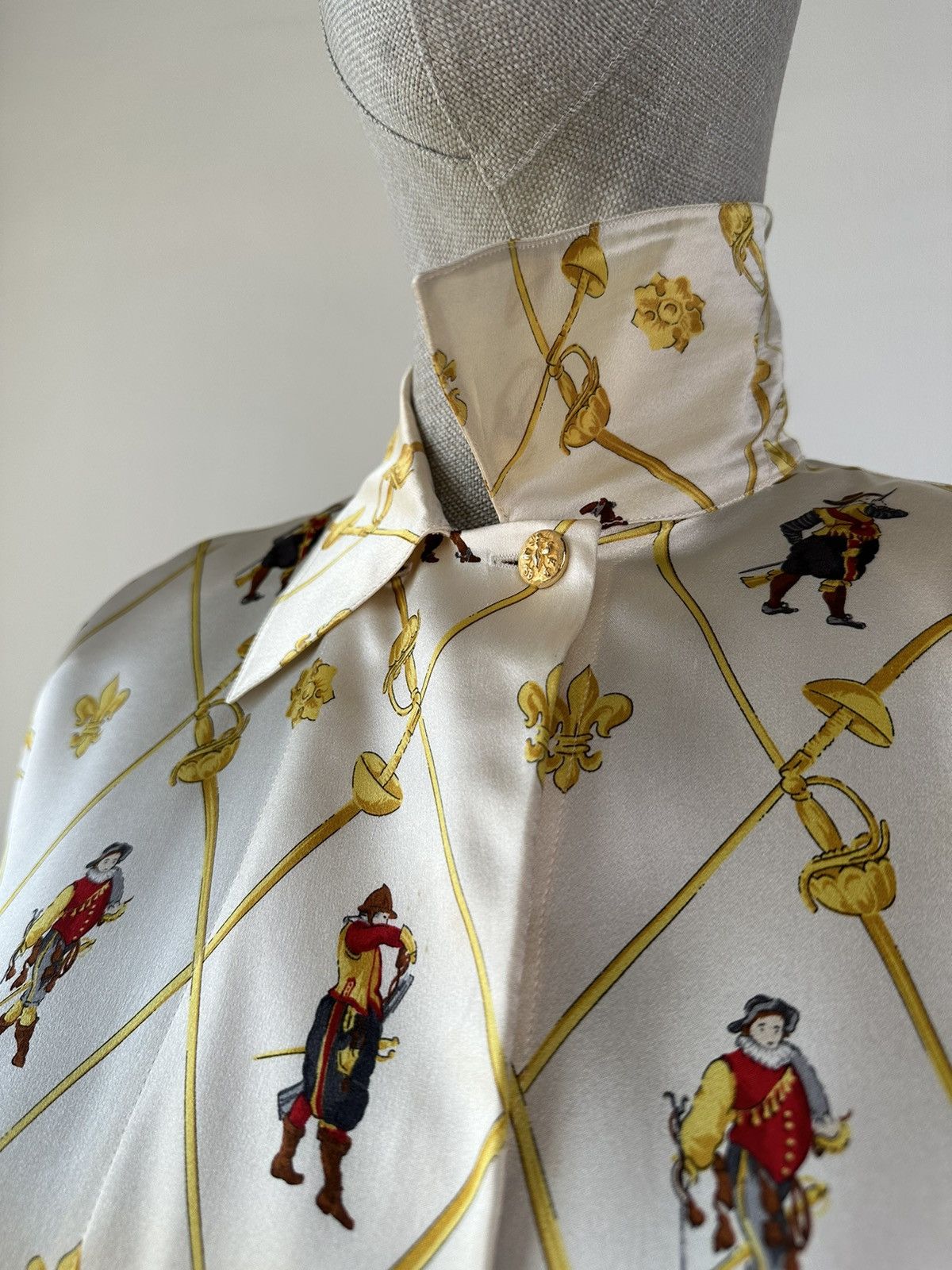 Escada Vintage ESCADA Margaretha Ley 100% Silk Musketeer Shirt Size XS / US 0-2 / IT 36-38 - 7 Thumbnail