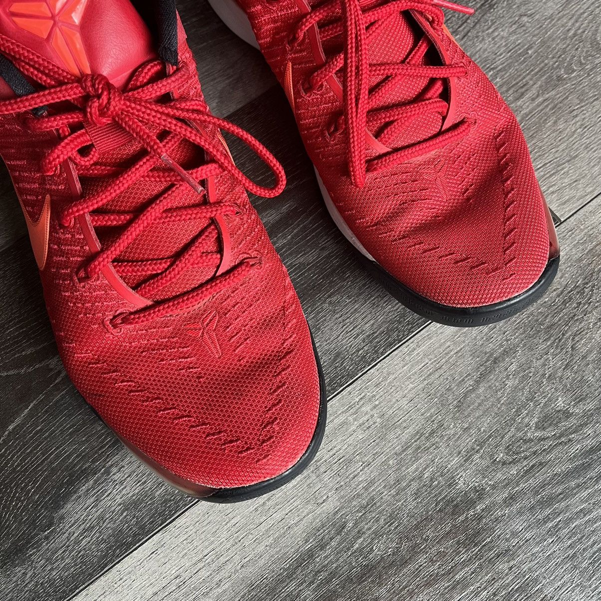 Nike Vintage Nike Kobe A.D. University Red Low Basketball Shoes Size US 10.5 / EU 43-44 - 8 Thumbnail