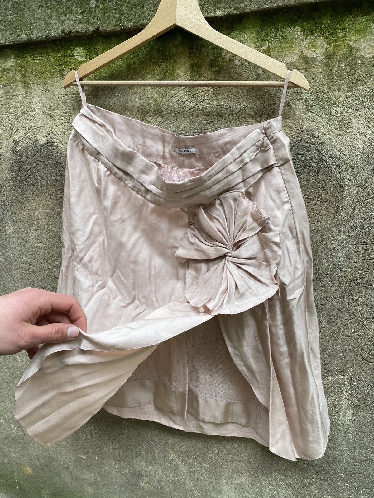Miu Miu × Vintage Vintage Miu Miu Flower Skirt Size 28" / US 6 / IT 42 - 6 Thumbnail