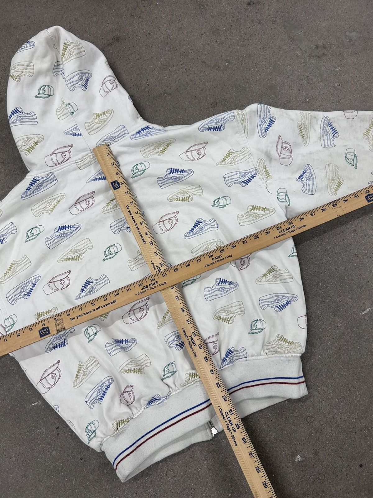 Vintage Vintage y2K Crooked Ink Shark Zip Full Hoodie Size US XL / EU 56 / 4 - 9 Thumbnail