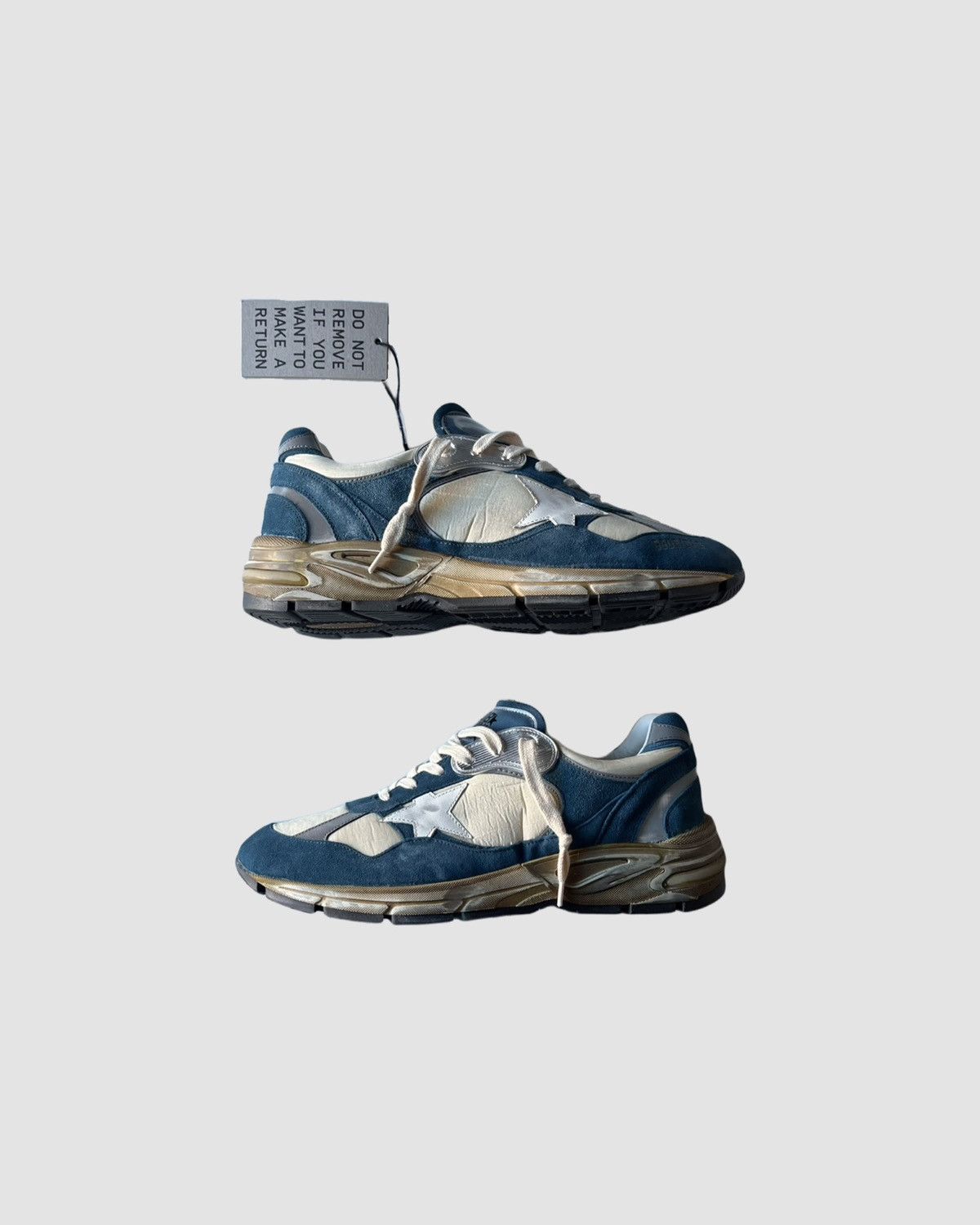 Golden Goose Dad Star off white/blue Golden Goose EU44 Size US 11 / EU 44 - 1 Thumbnail