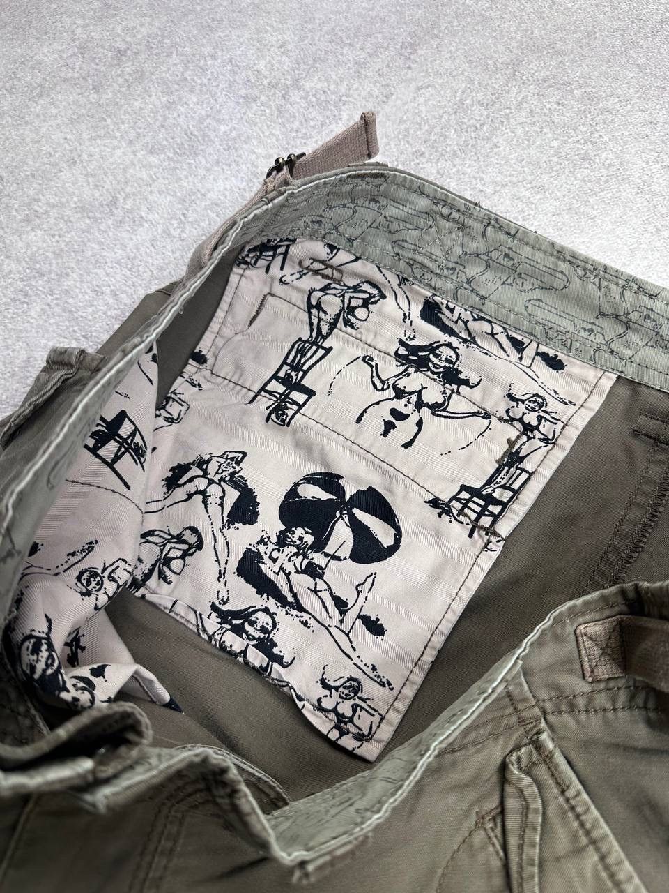 Japanese Brand Vintage De Puta Madre Crazy Embroidery Y2K Shorts Jorts 32/M Size US 32 / EU 48 - 7 Thumbnail