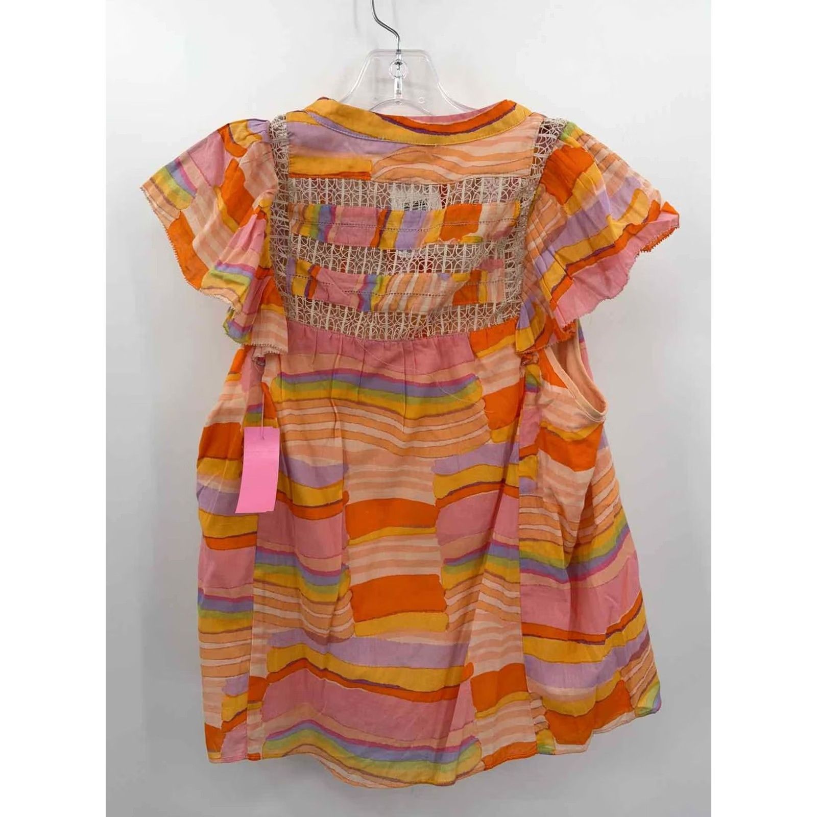 Vintage VINTAGE Pre-Owned Karlie Orange Size Medium Blouse Size M / US 6-8 / IT 42-44 - 2 Thumbnail