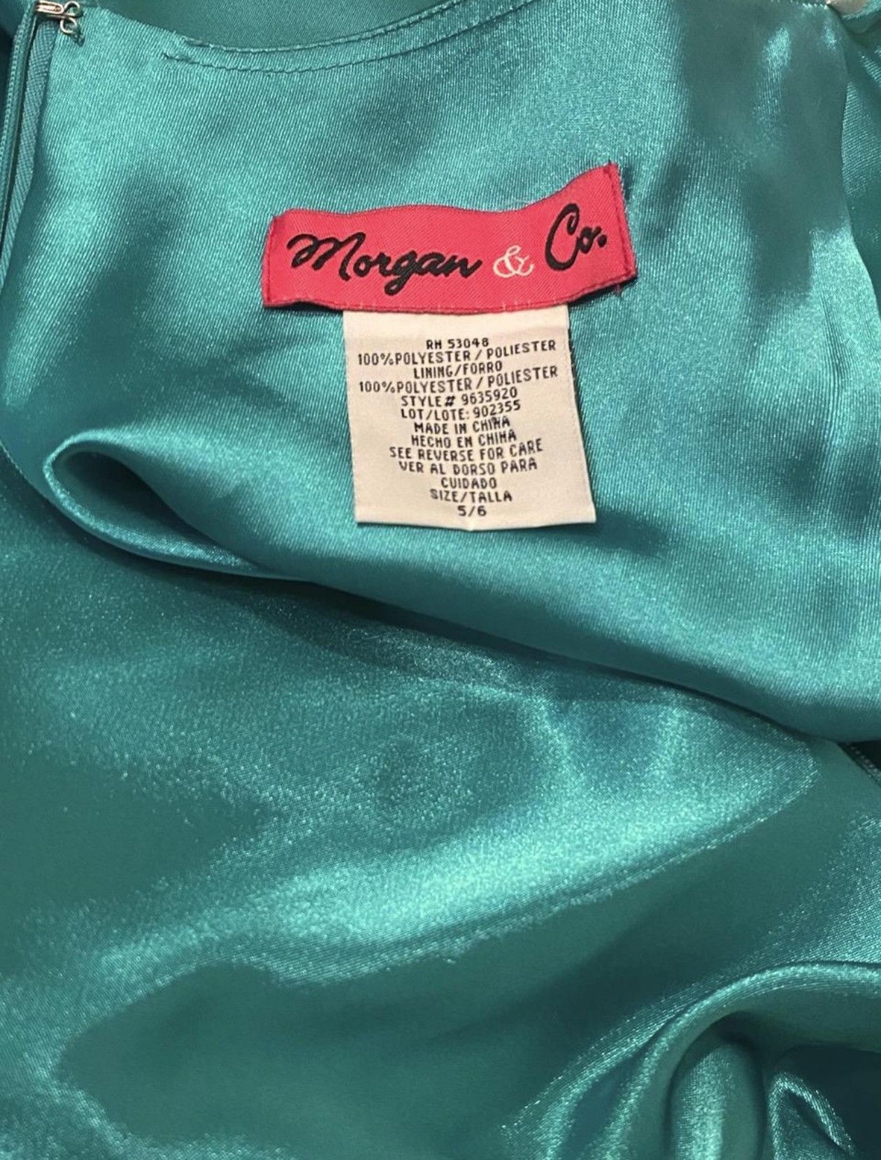 moda operandi green mini dress Morgan & Co main image 1