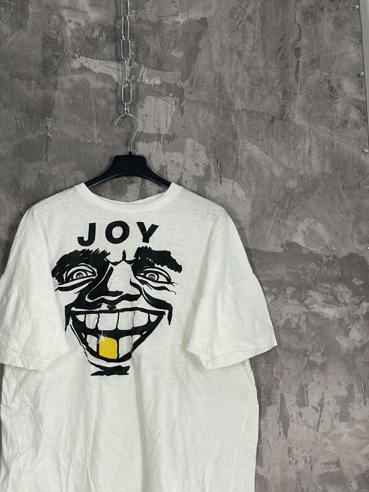 Japanese Brand Vintage Joy Humour Face Y2K Rare T shirt Size US L / EU 52-54 / 3 - 4 Thumbnail