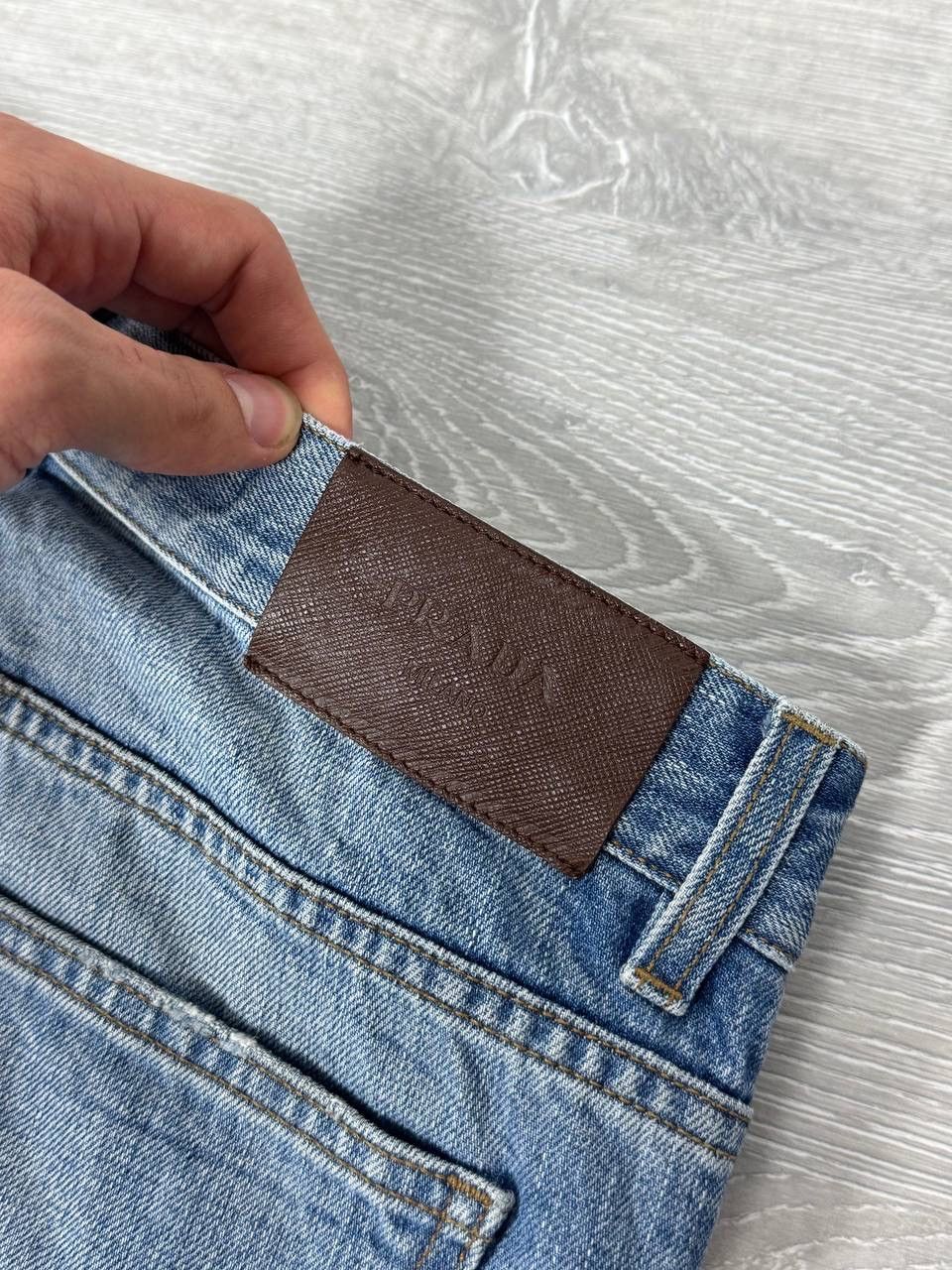 Prada Prada Blue Washed Denim Jeans Size US 31 - 18 Thumbnail