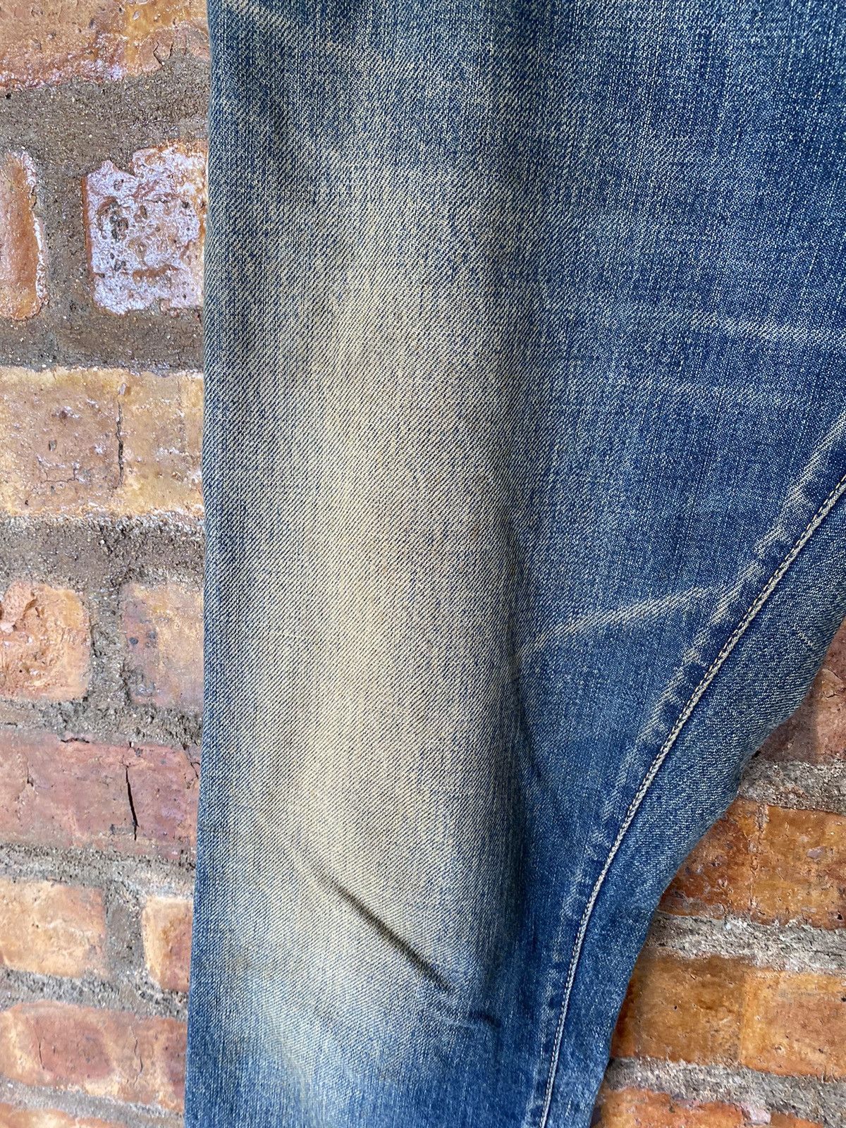 Kazuyuki Kumagai Attachment Indigo Wash and Rusty faded denim Size US 31 - 7 Thumbnail