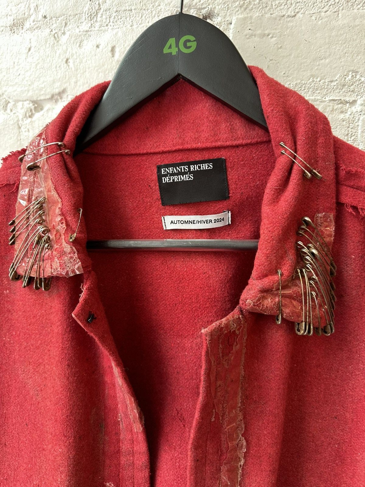 Enfants Riches Deprimes ERD 1of1 HOLY GRAIL SAFTEY PIN NAPOLEON JACKET Size US XL / EU 56 / 4 - 5 Thumbnail