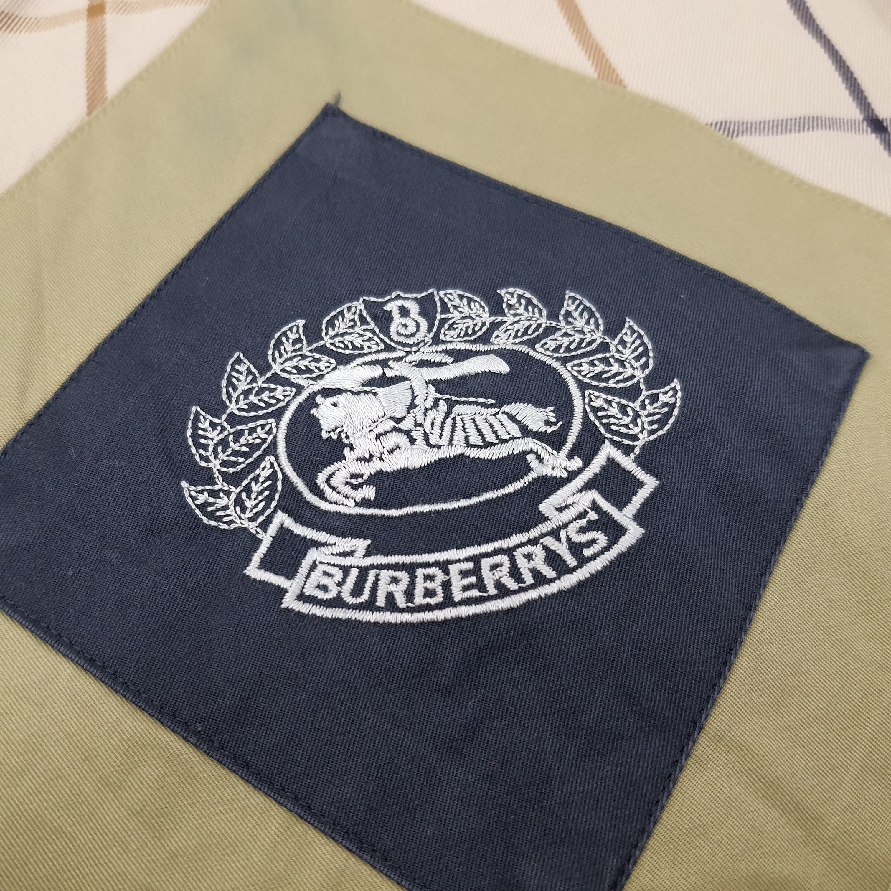 Burberry Vintage Burberrys Custom Logo Trench Jacket C246N4 Size L / US 10 / IT 46 - 5 Thumbnail