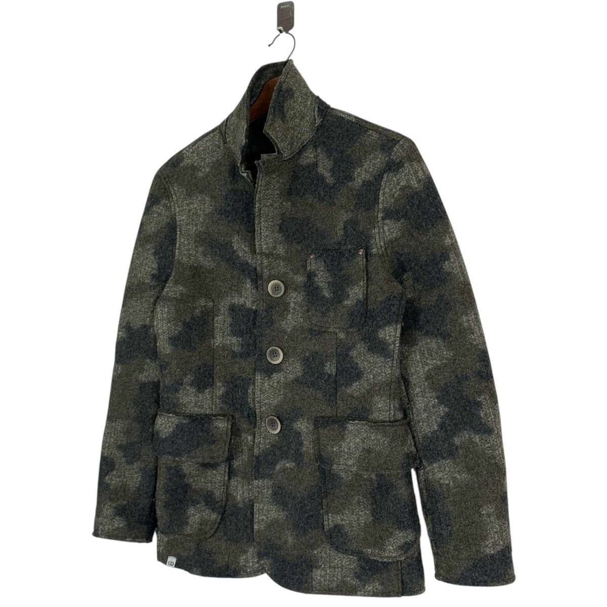 Designer VINTAGE 5 STAR FIVER WOOL COAT MADE IN ITALY Size US S / EU 44-46 / 1 - 2 Thumbnail