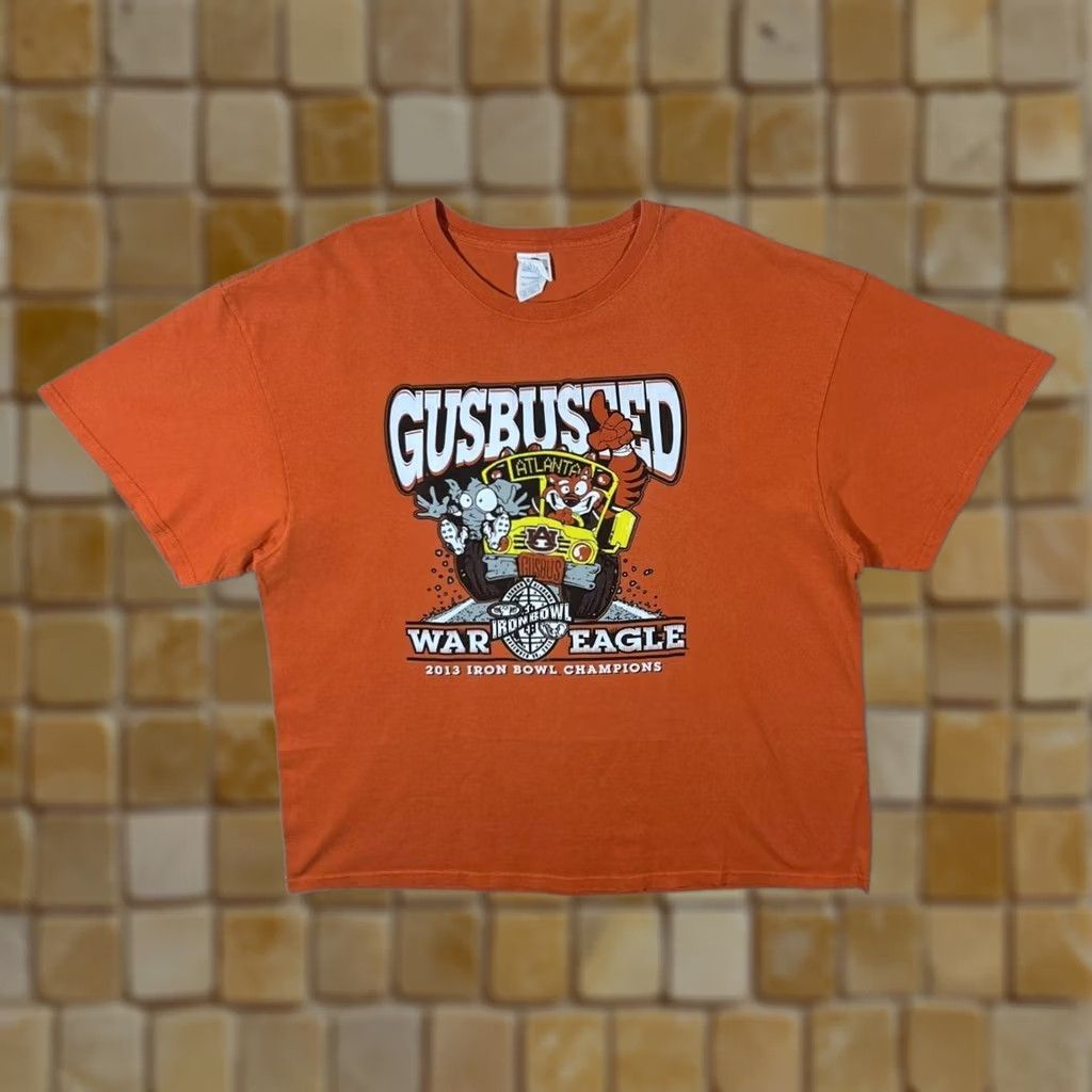 Delta NCAA Auburn University “Gusbusted” Iron Bowl Champions College Graphic T-Shirt XL XXL Size US XXL / EU 58 / 5 - 1 Thumbnail