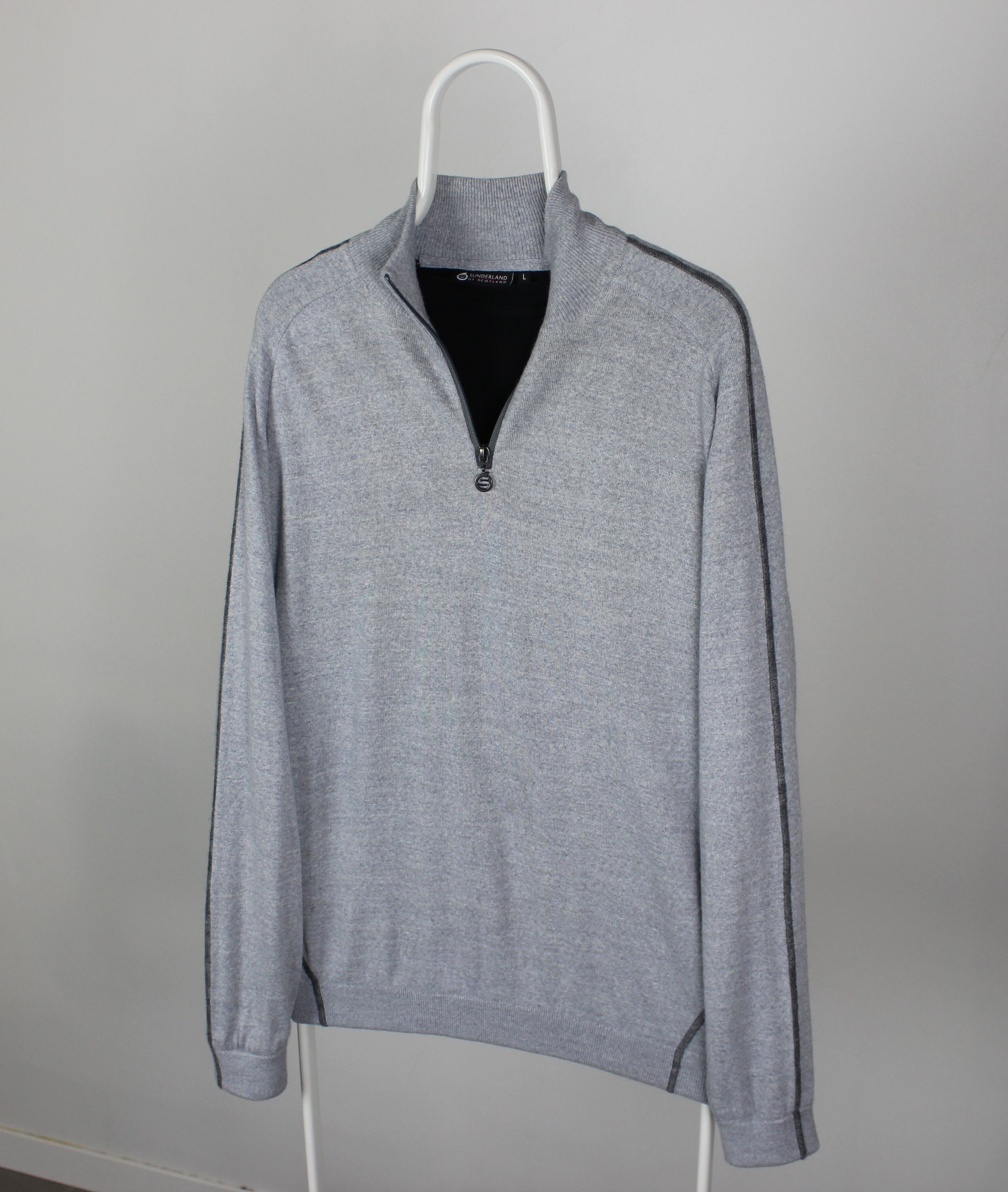 Other Sunderland of scotland sweater zip 3/4 merino wool L XL Size US XL / EU 56 / 4 - 2 Thumbnail